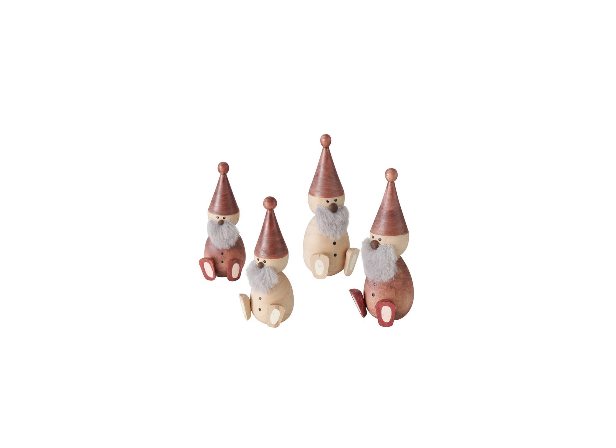 Figuur Santa Jürgo H10/12cm set van 2 - Figurine Santa Jürgo H10/12cm lot de 2