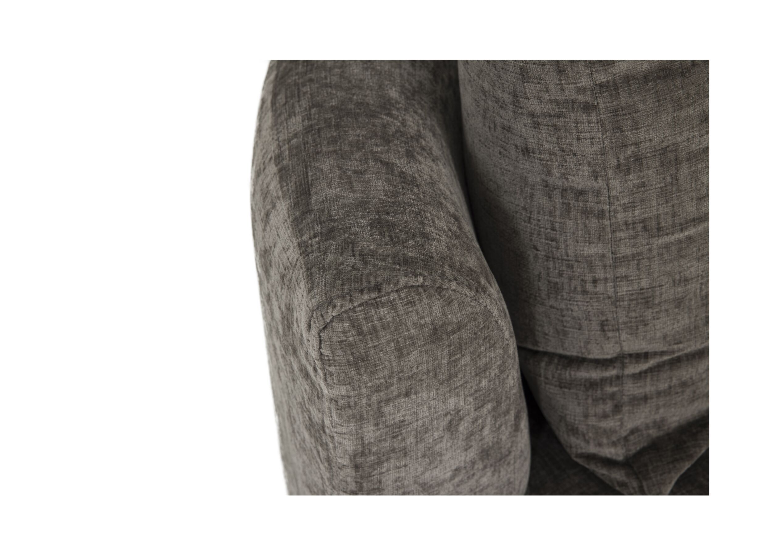 Detailfoto - Draaifauteuil Dynamo 93,5x88x84cm - stof - donkergrijs