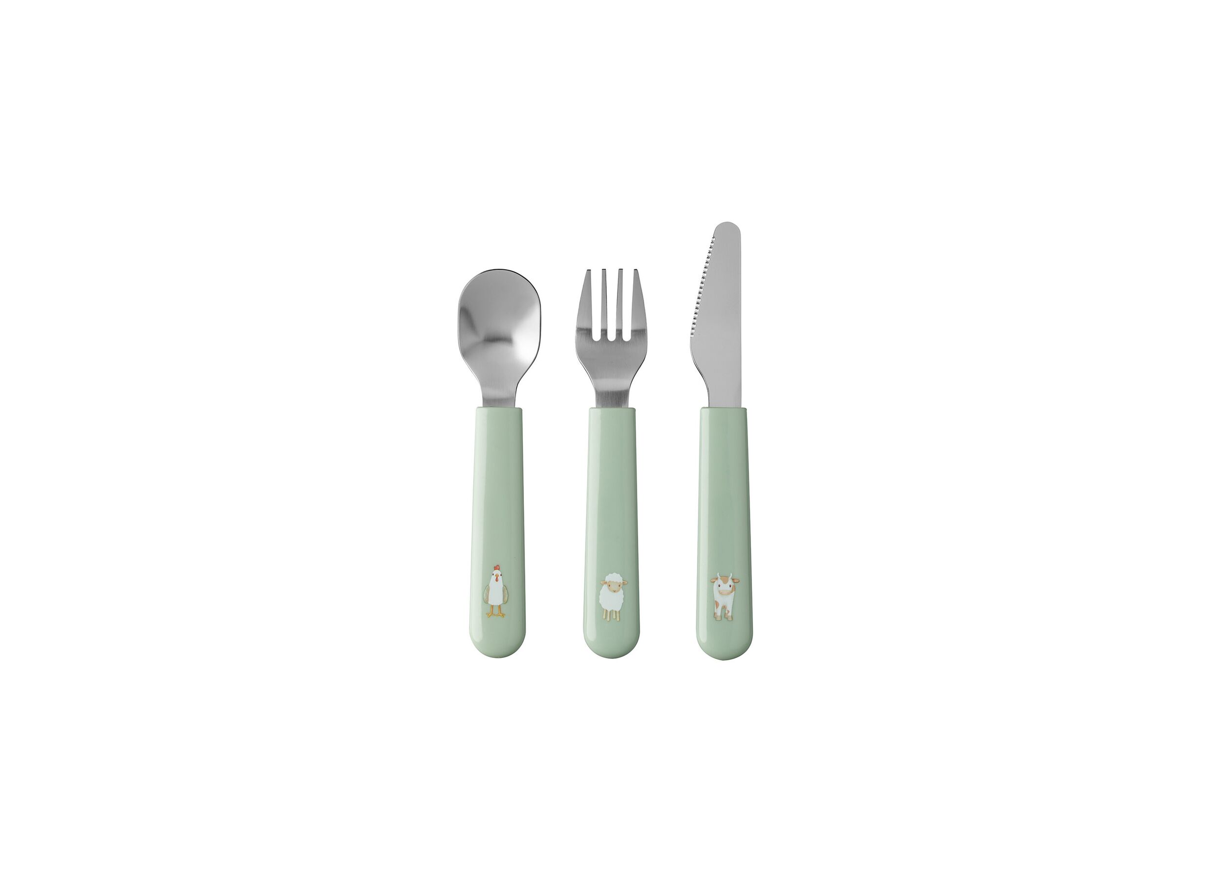 Mio Set De Couverts Pour Enfants 3 pièces little farm - Mio Set De Couverts Pour Enfants 3 pièces little farm