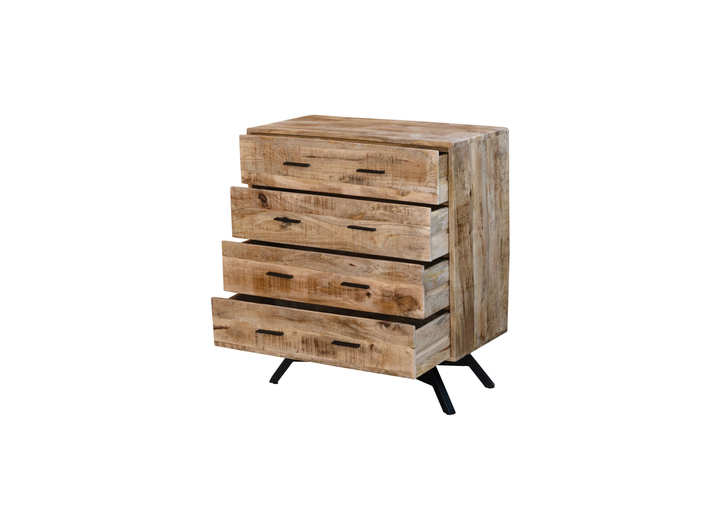 Aperçu - Commode Tarth 86x43x99cm - mangue massif - naturel