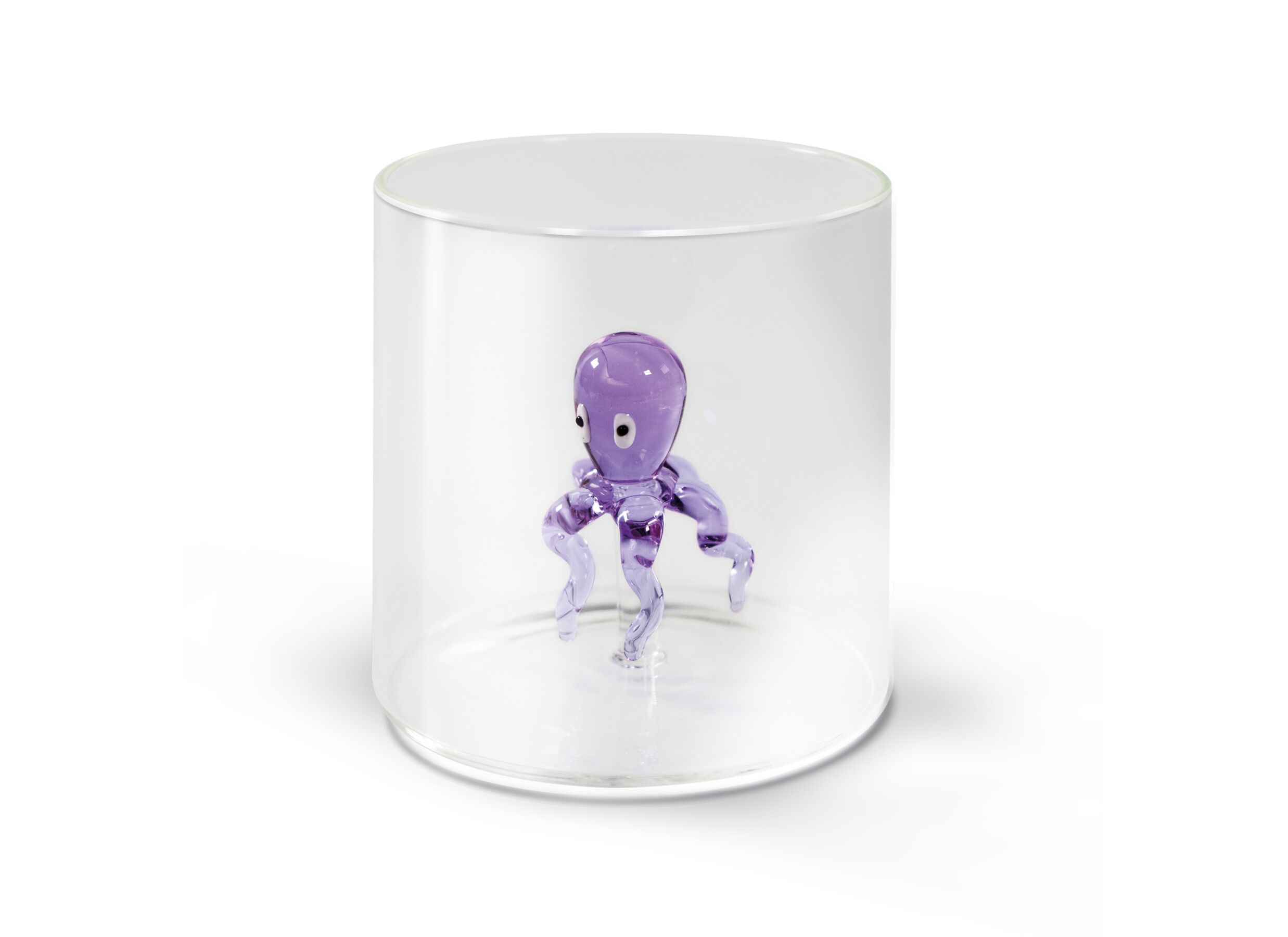 Hoofdfoto - Glas Octopus 25cl - glas - paars