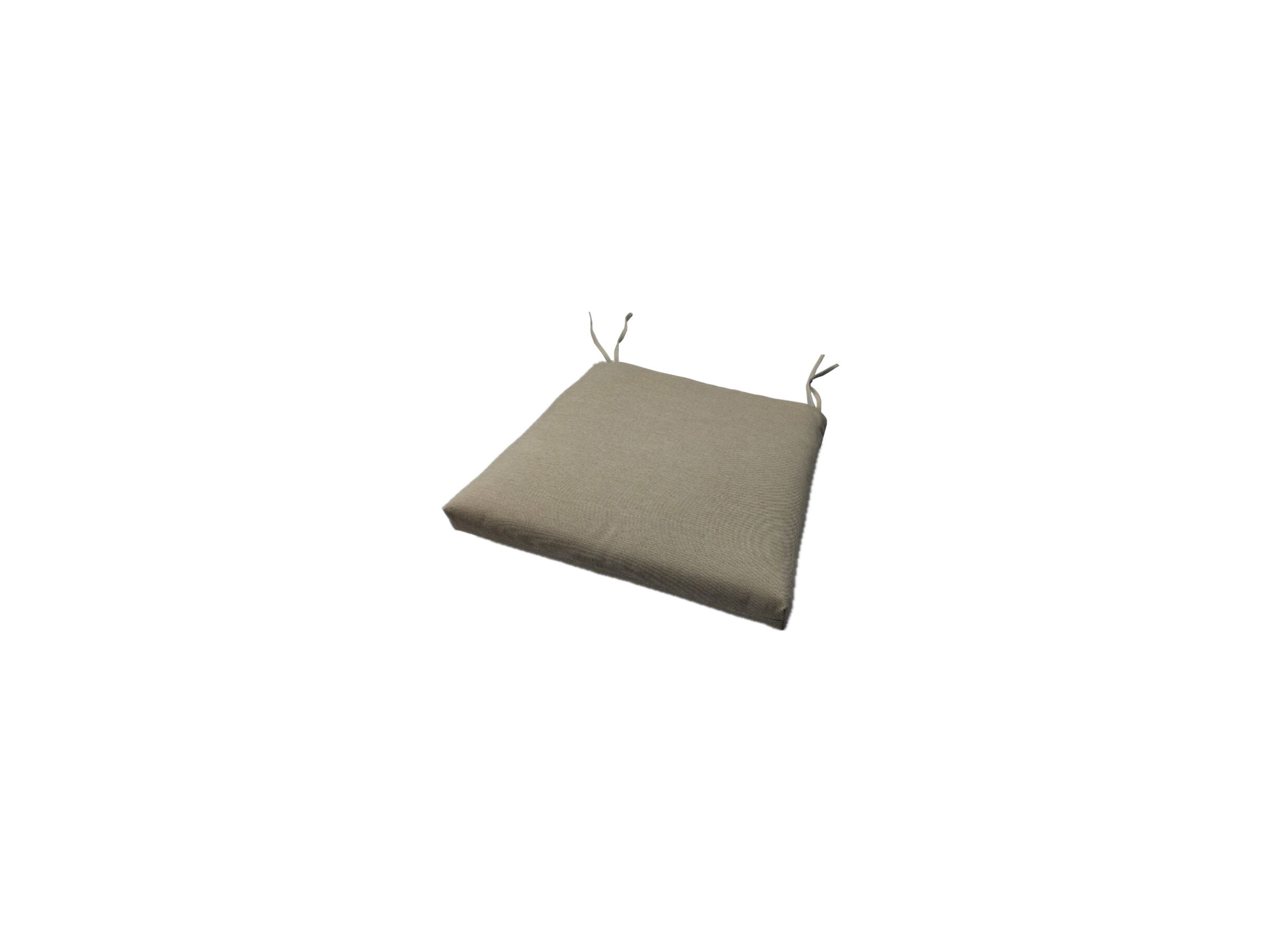 Plus Important - Coussin d'assise Nona 39x39cm - fibre polyester - beige
