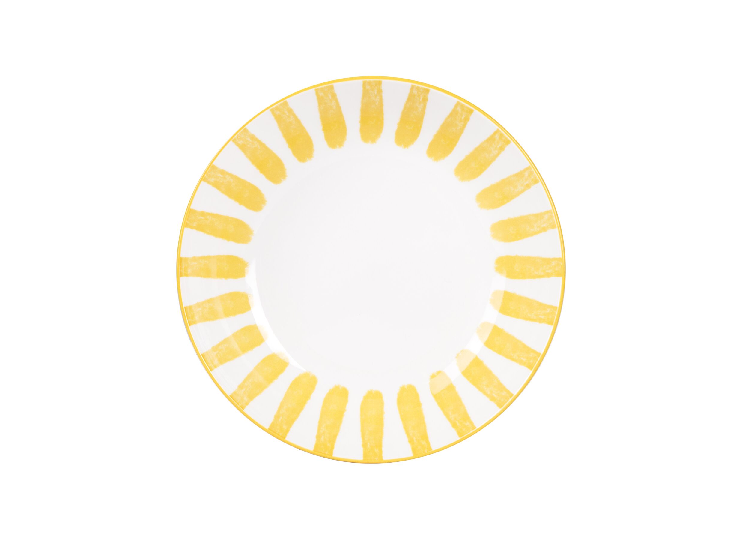 Aperçu - Assiette creuse Cabana Ø20cm - porcelaine - jaune