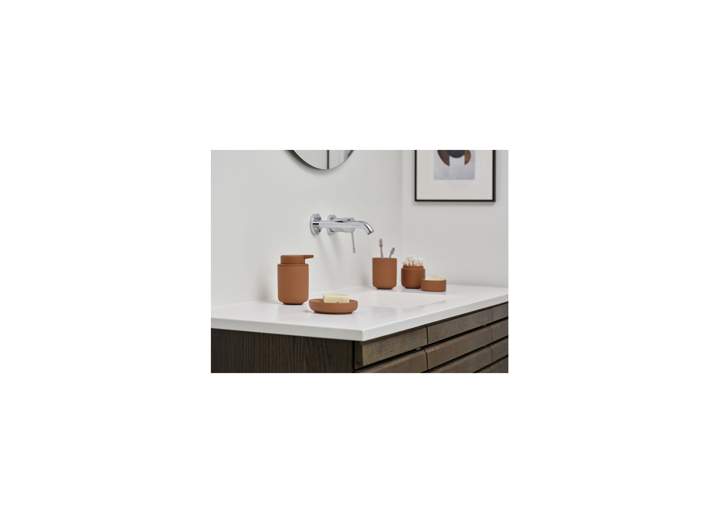 Setfoto - Zeeppompje terracotta
