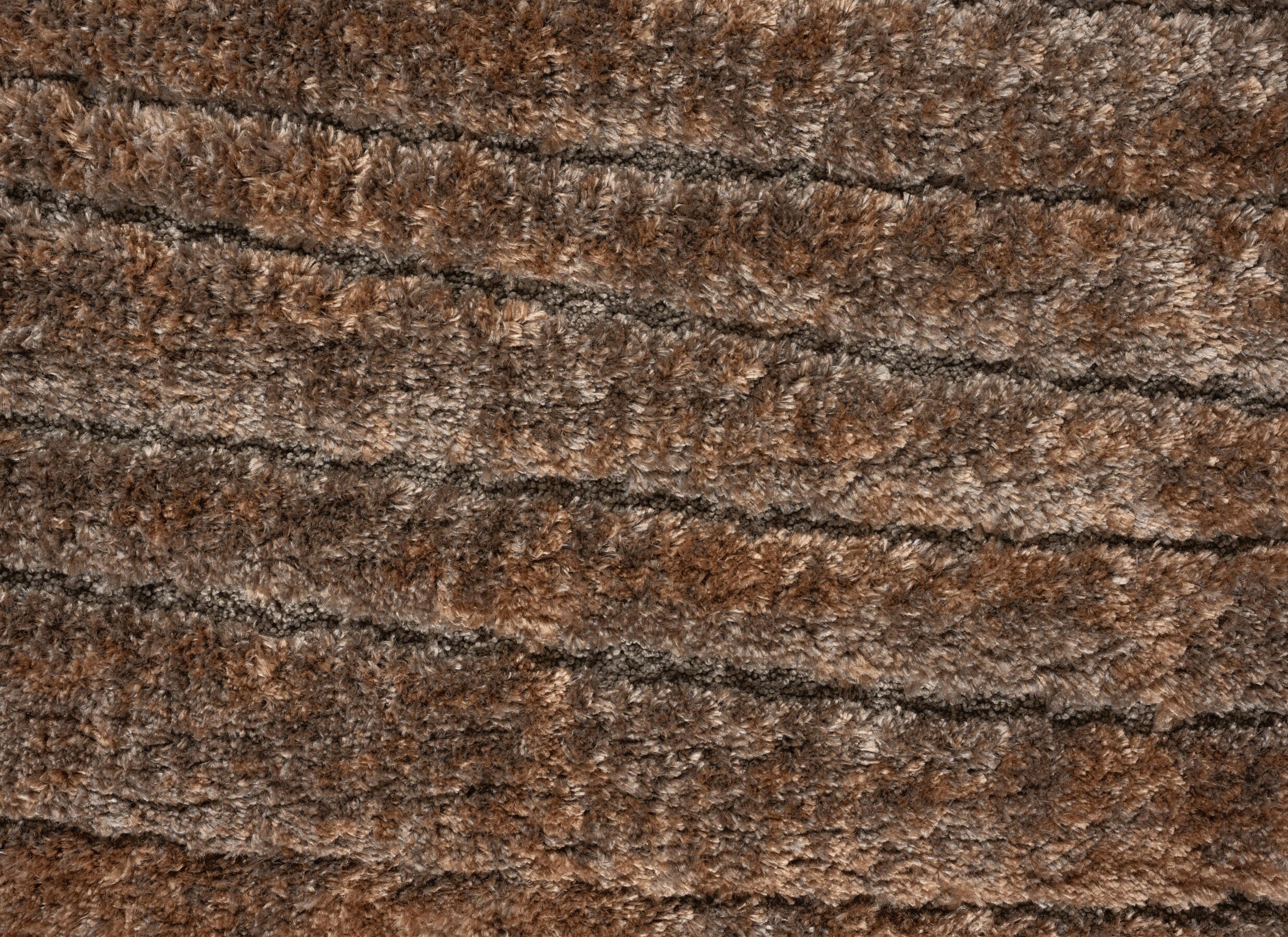 Detailfoto - Tapijt Madagaskar 133x195cm - polyestervezel - bruin