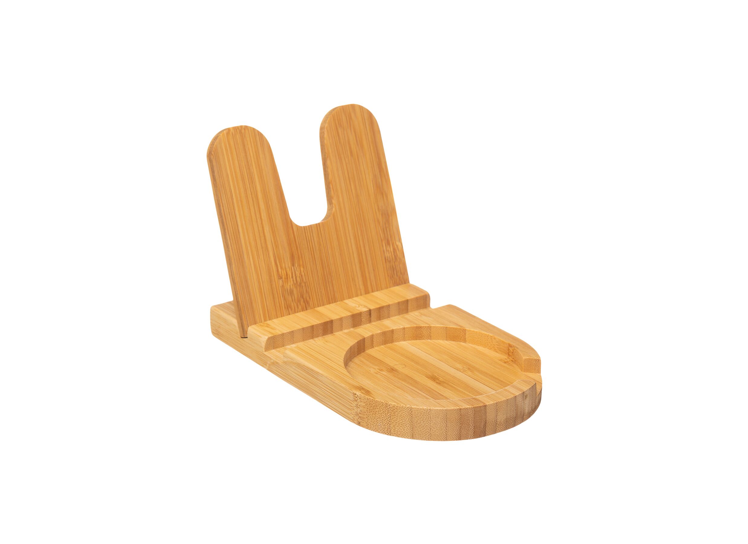 Kookboekhouder H12,5cm - bamboe - naturel
