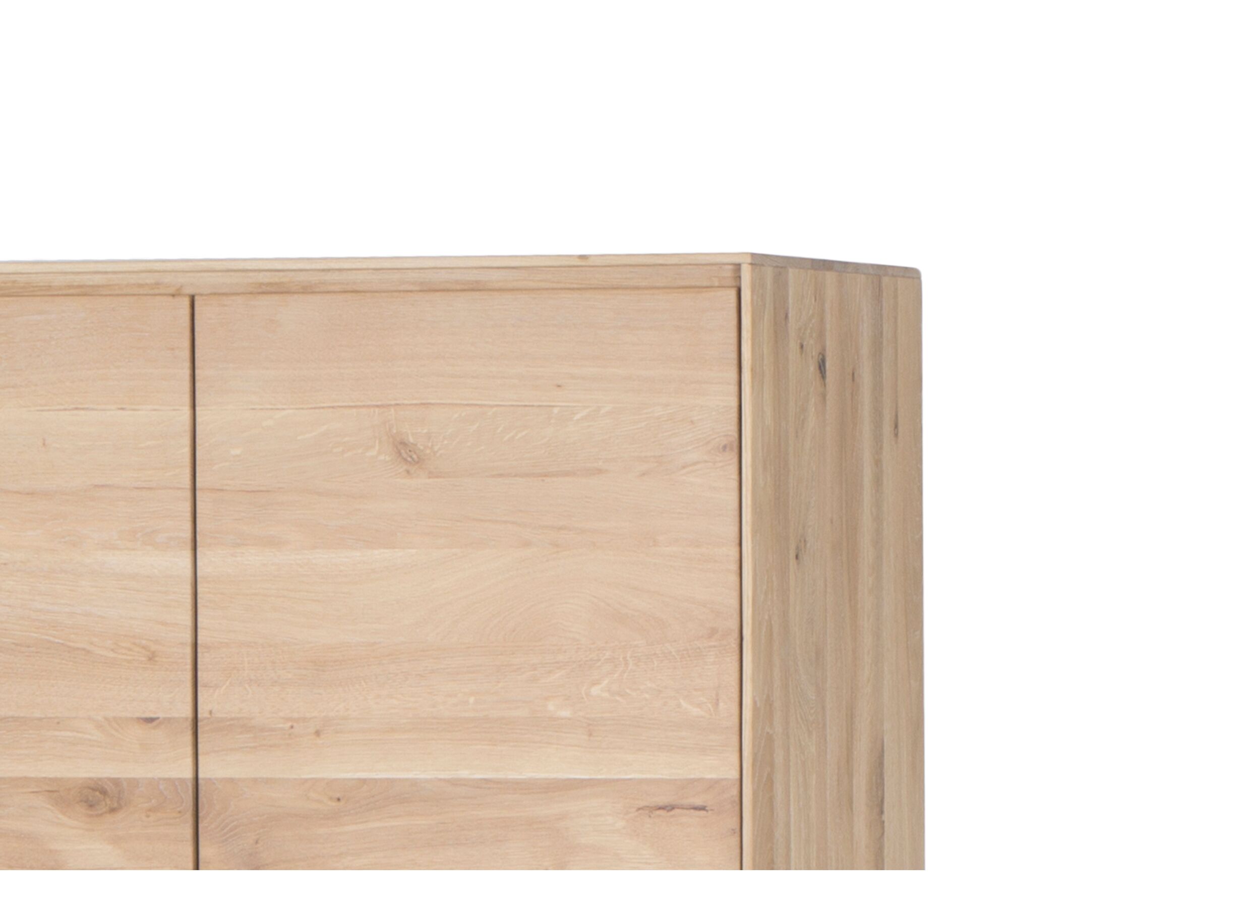 Wandmeubel Caviar 165cm - eik massief/decor - naturel