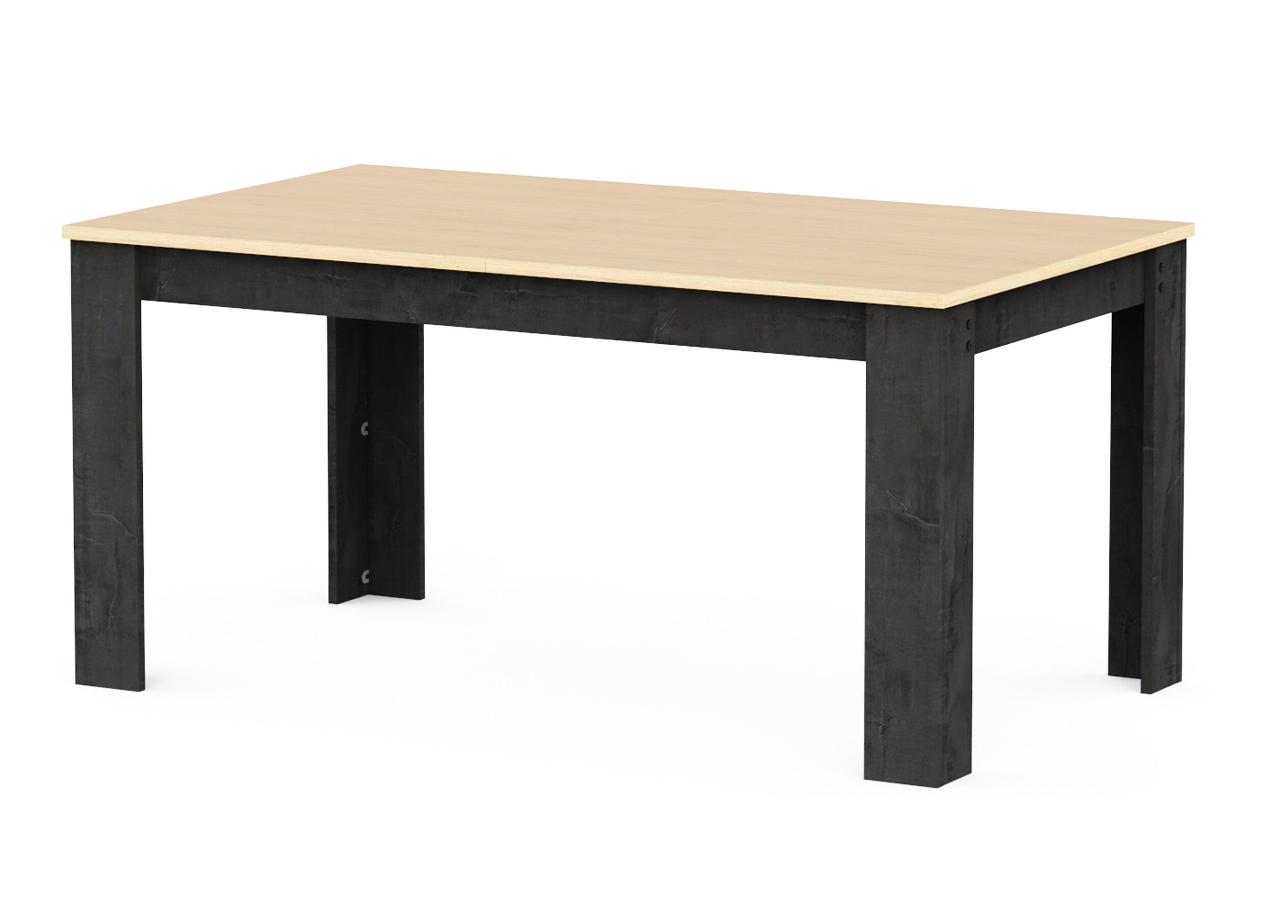 Aperçu - Table Kent 155/205x90cm - décor - chêne de fil & sidewalk