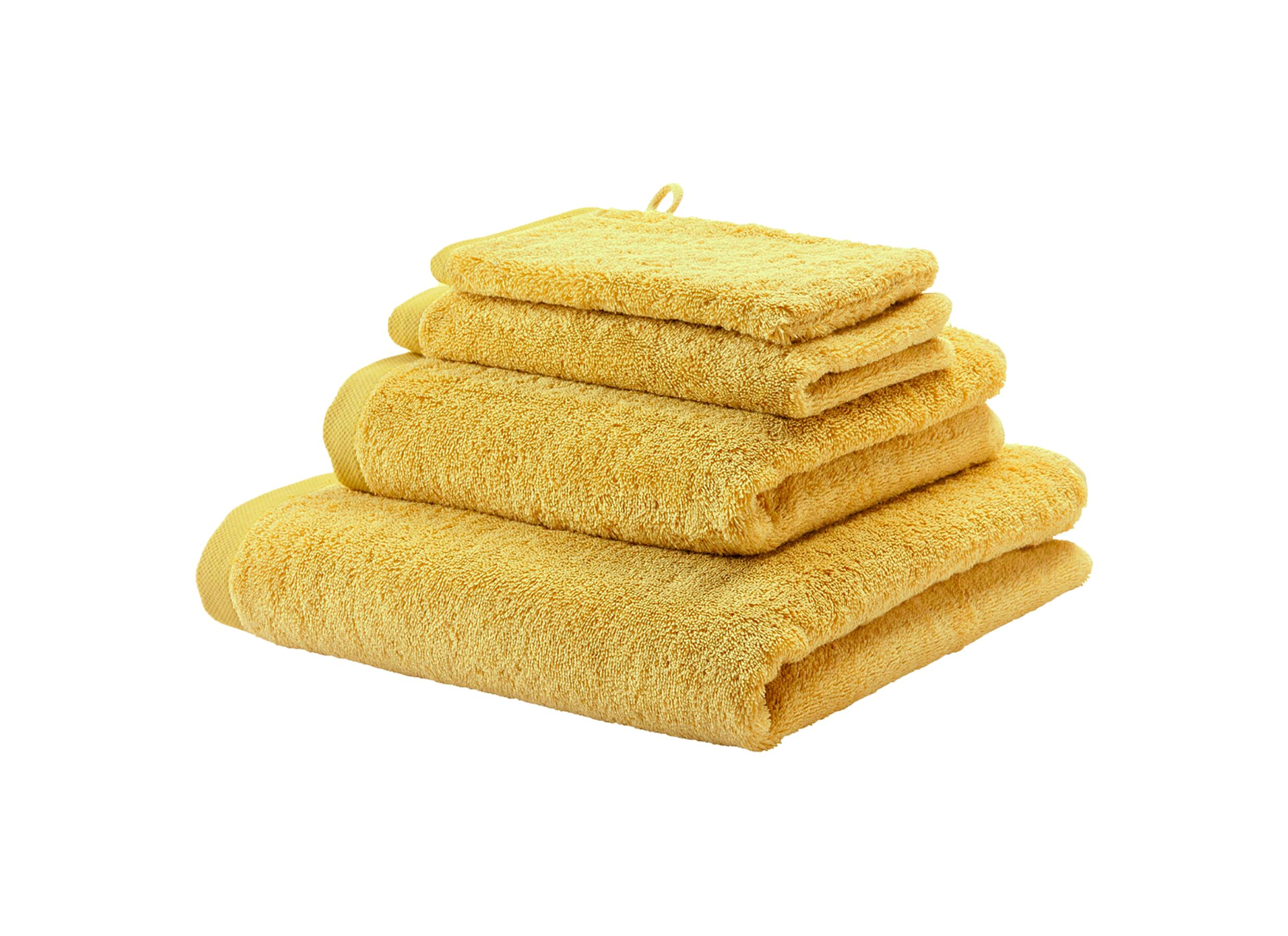 Photo ensemble - Drap de bain London 70x130cm mimosa