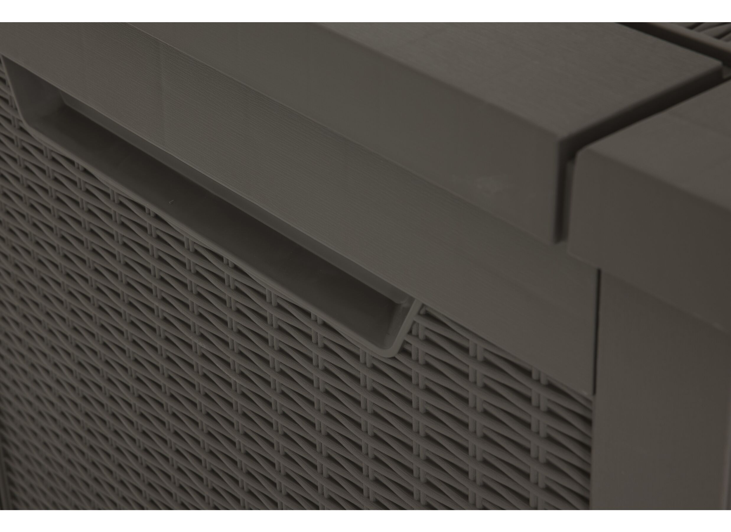 Detailfoto - Opbergkoffer 980L 172x81,8x85,5cm - kunststof - taupe