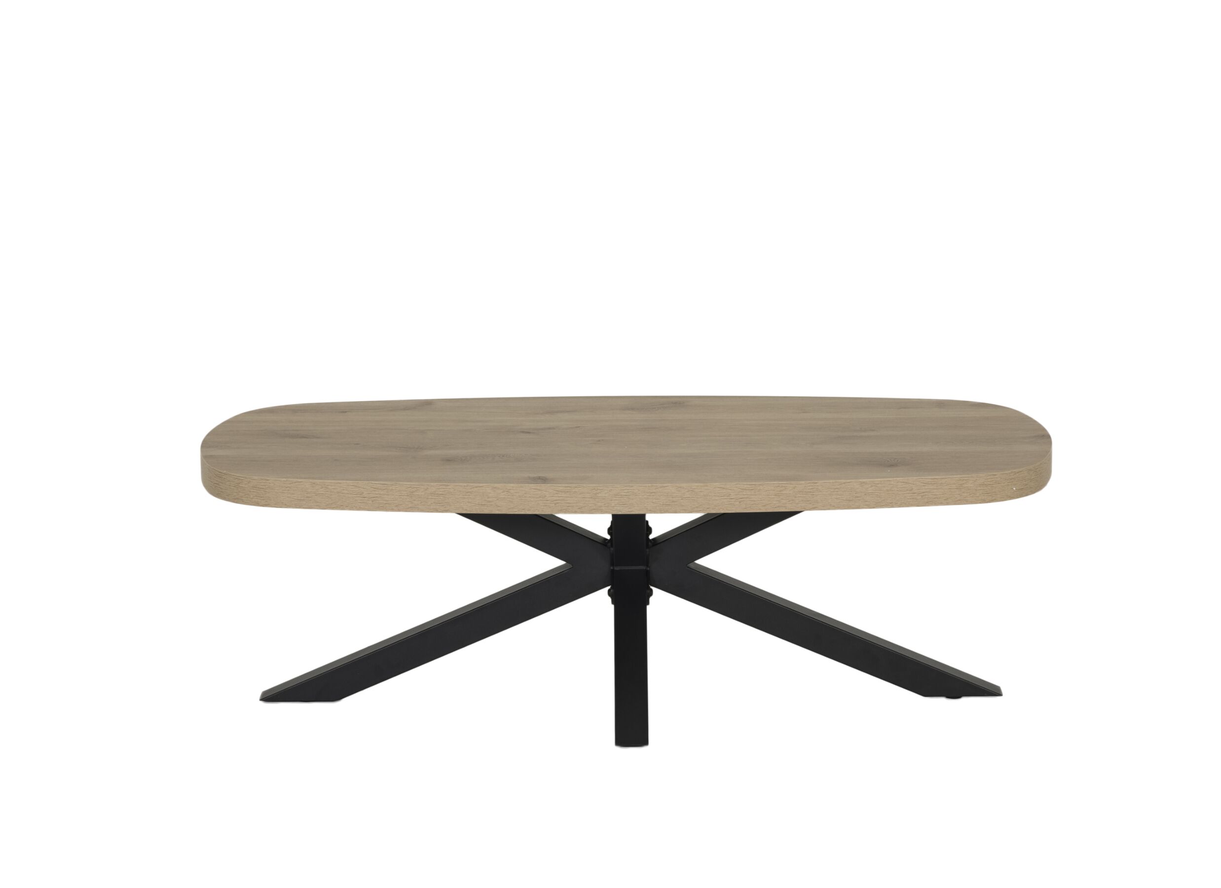 Aperçu - Table basse Valencia 130x41cm - mélamine - chêne clair