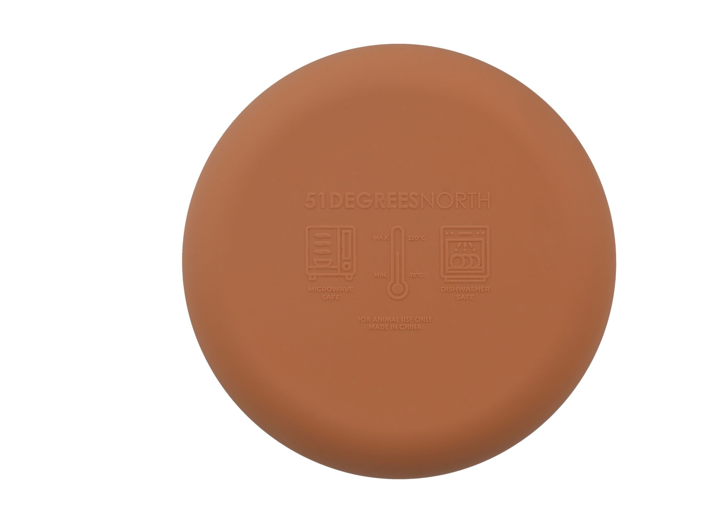 Overzichtsfoto - Voerbak Sili 350ml - silicoon - terracotta