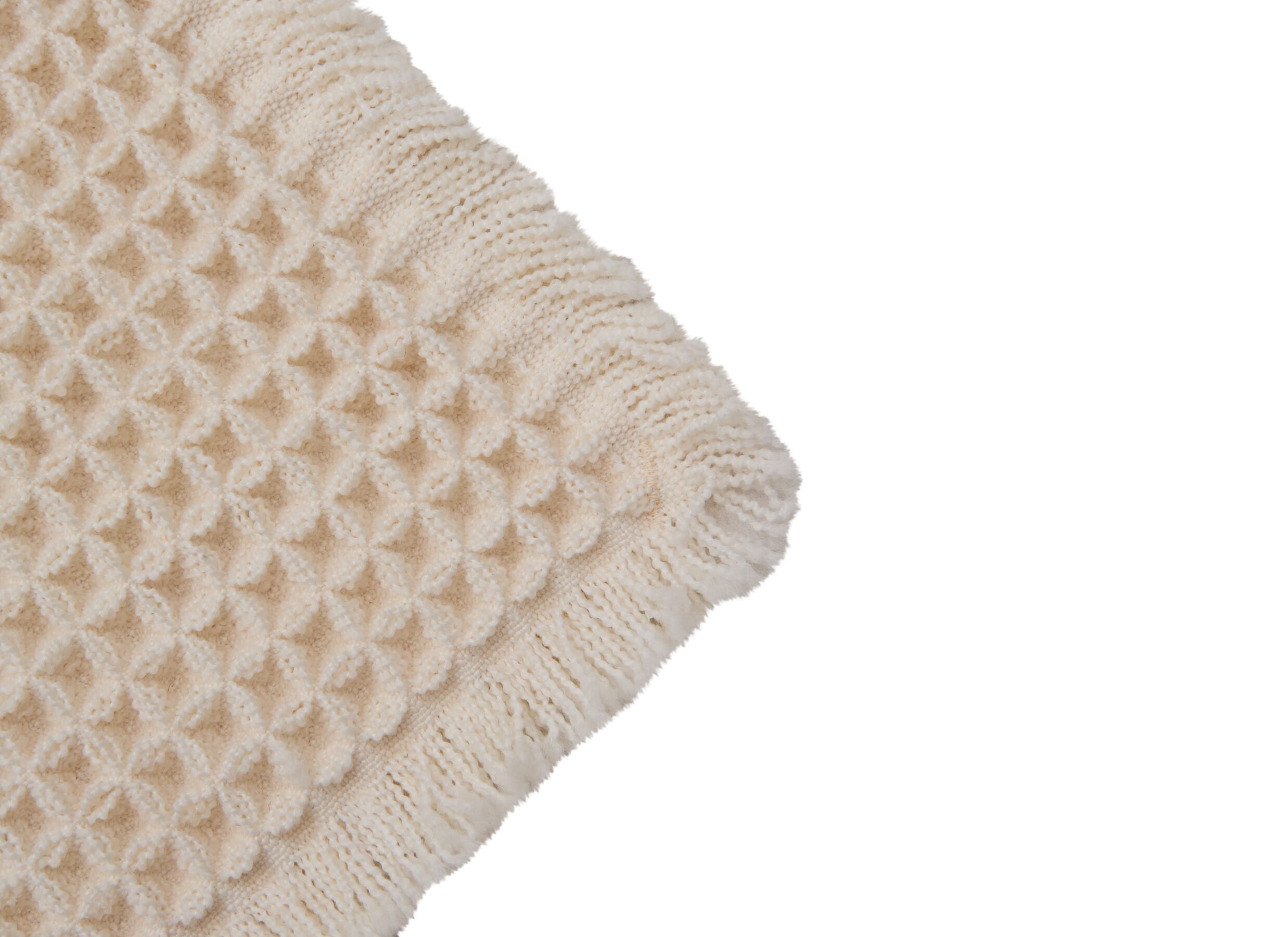Detailfoto - Badmat Wafel 50x80cm - polyester - beige