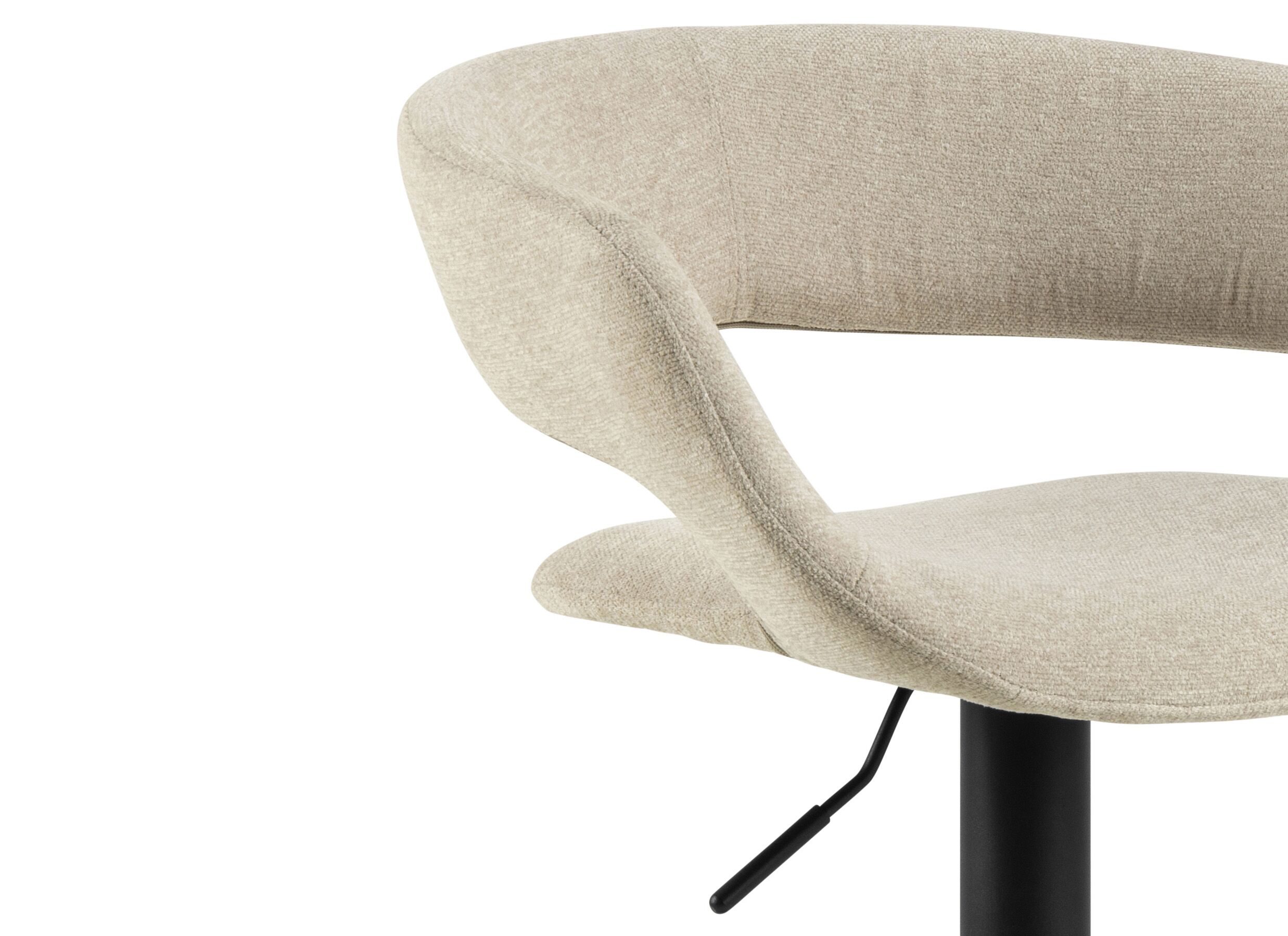 Detail - Chaise de bar HA59cm - tissu - sable