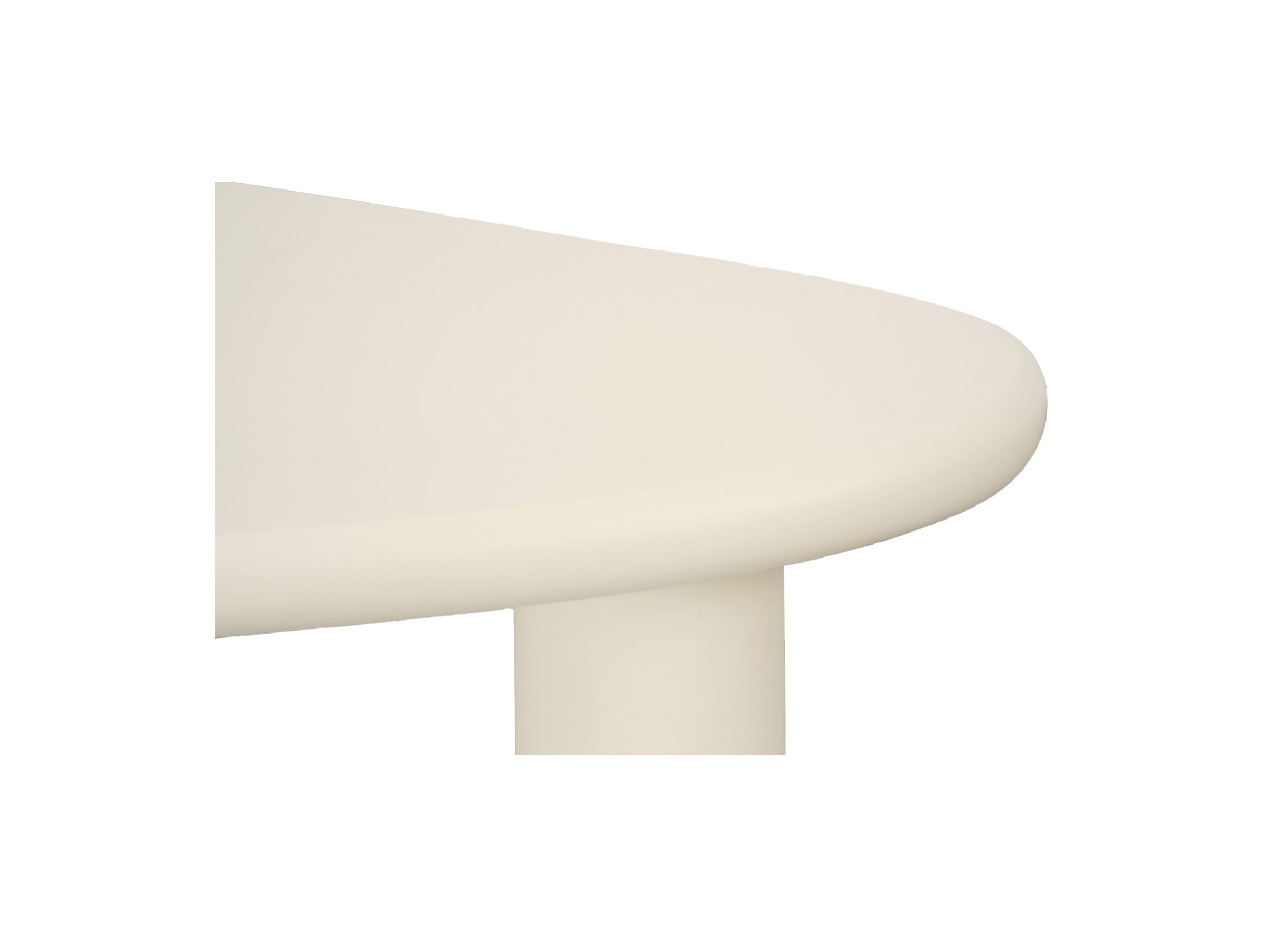 Detail - Table basse Vela 120x70cm - micro ciment - beige