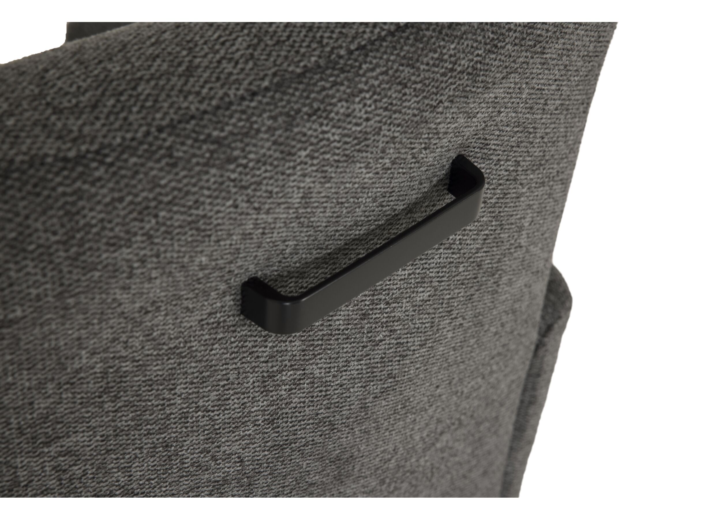 Detail - Chaise Aragon 60x70x100cm - tissu - anthracite