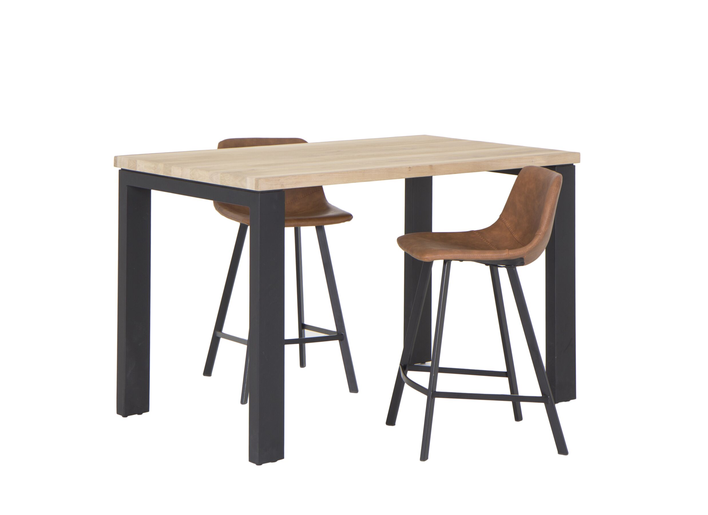 Bartafel Tembo 140x80cm - eik massief - naturel