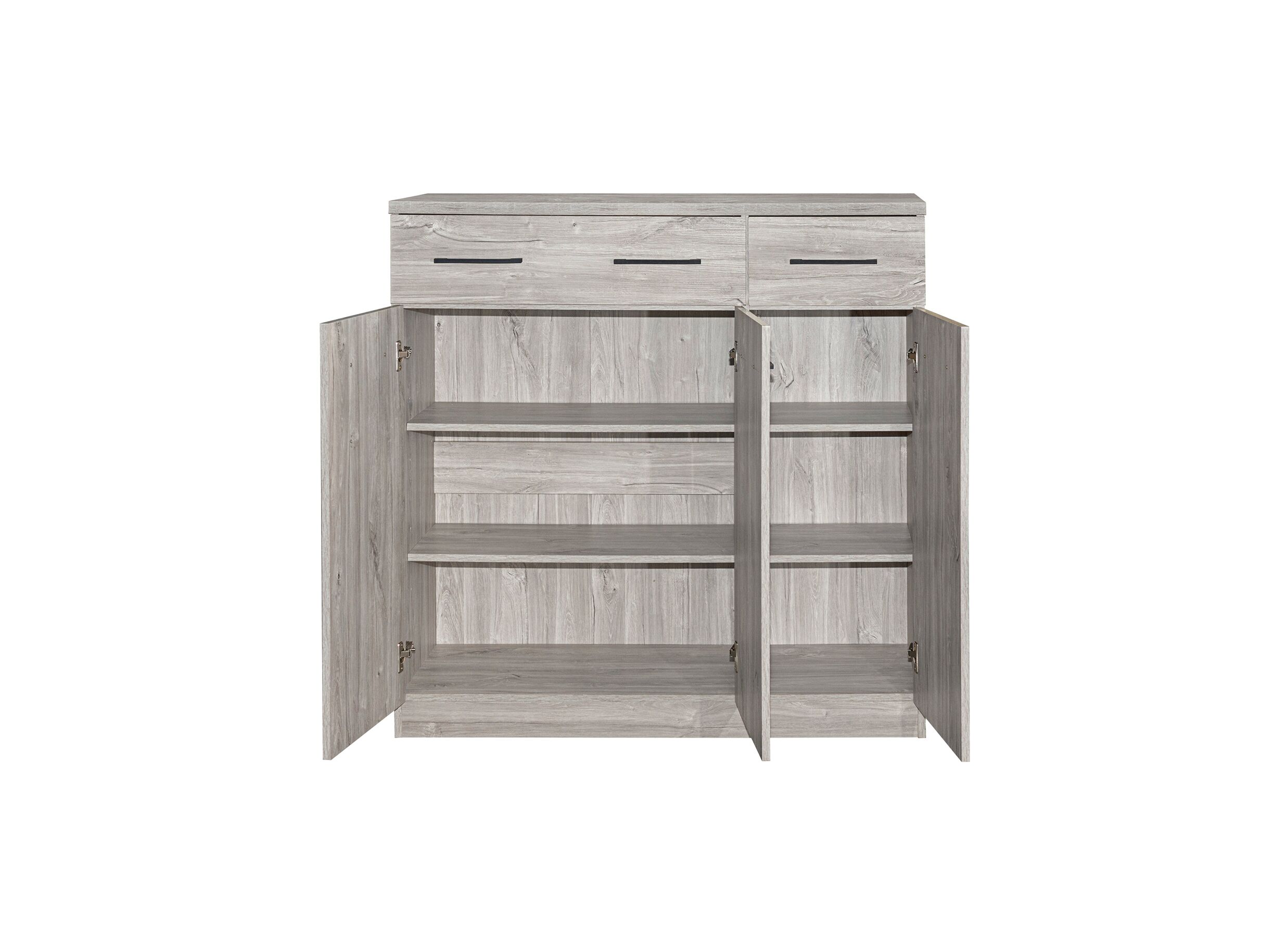 Commode Elmo 108x38x110cm - décor - new grey oak