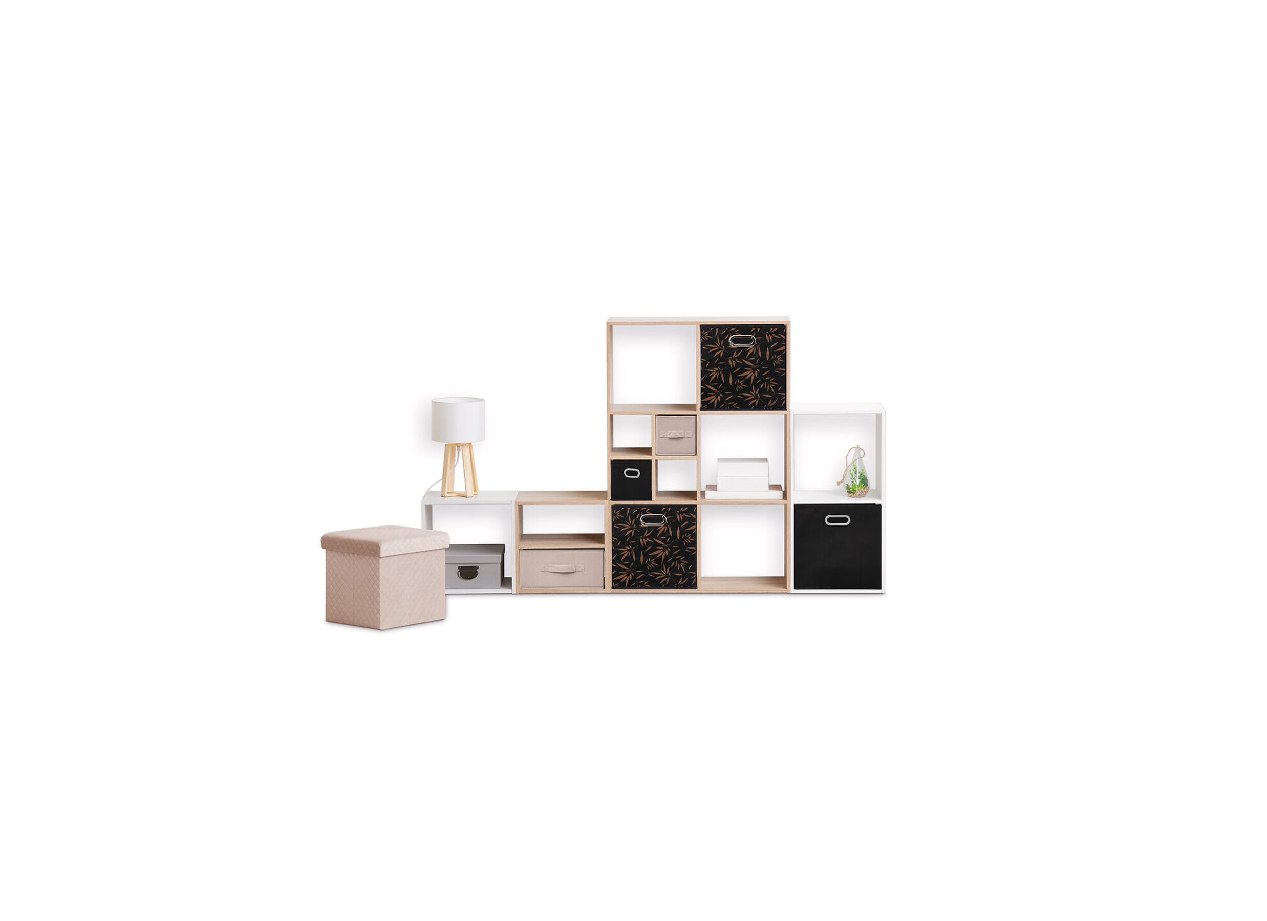 Opbergbox Bamboeblad 31x31x31cm