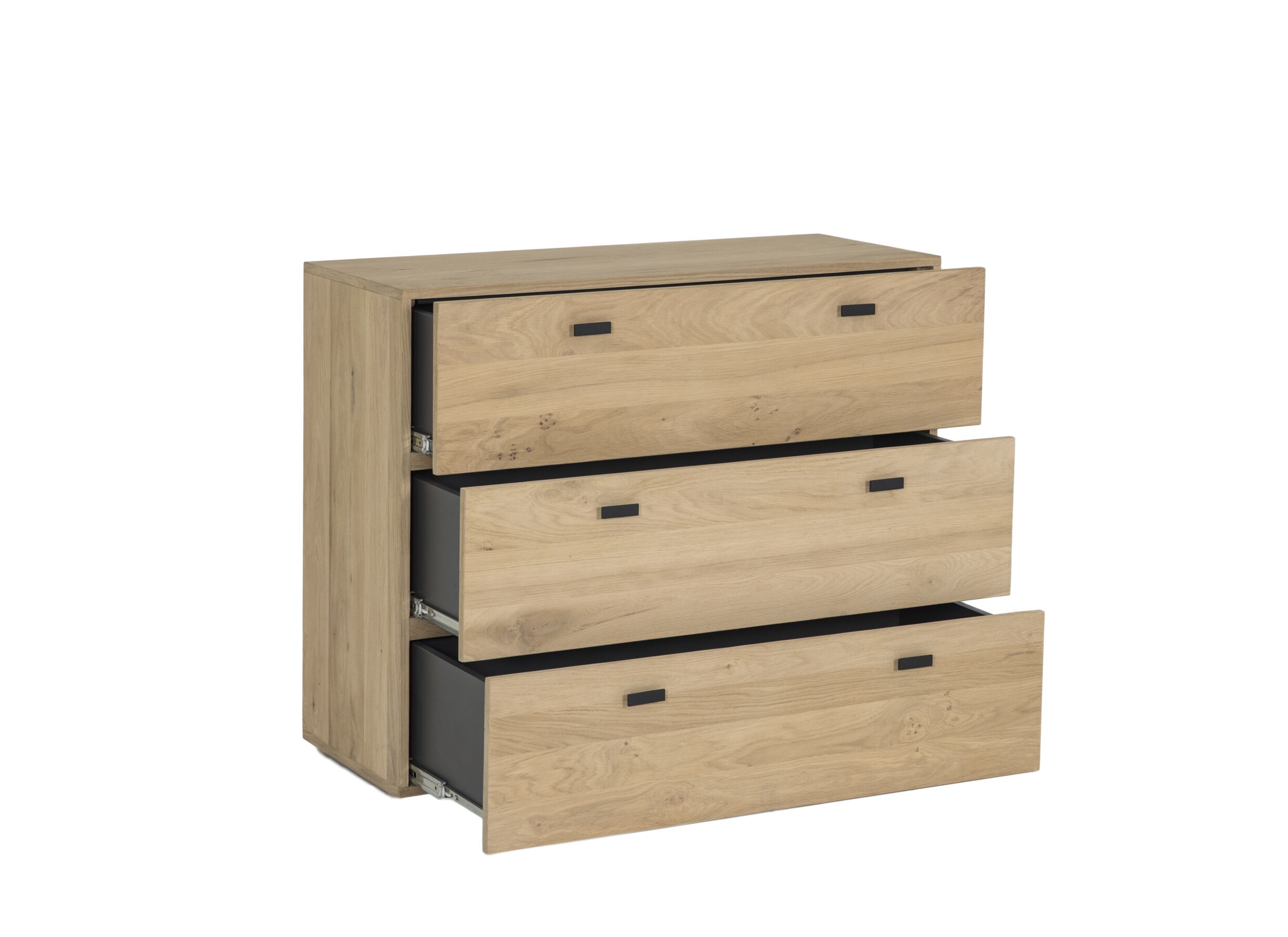 Disposition - Commode Holmes 110x45x90cm - MDF - chêne