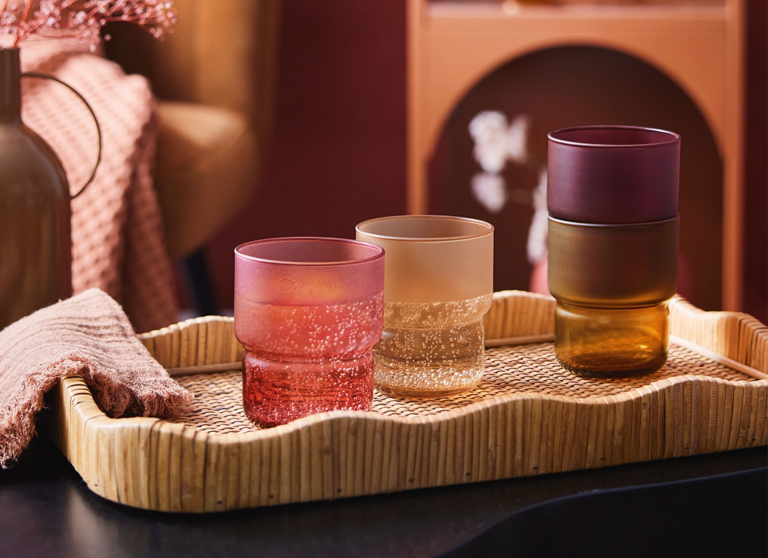 Sfeerfoto - Glas Moka Delice 27cl - glas - multicolor