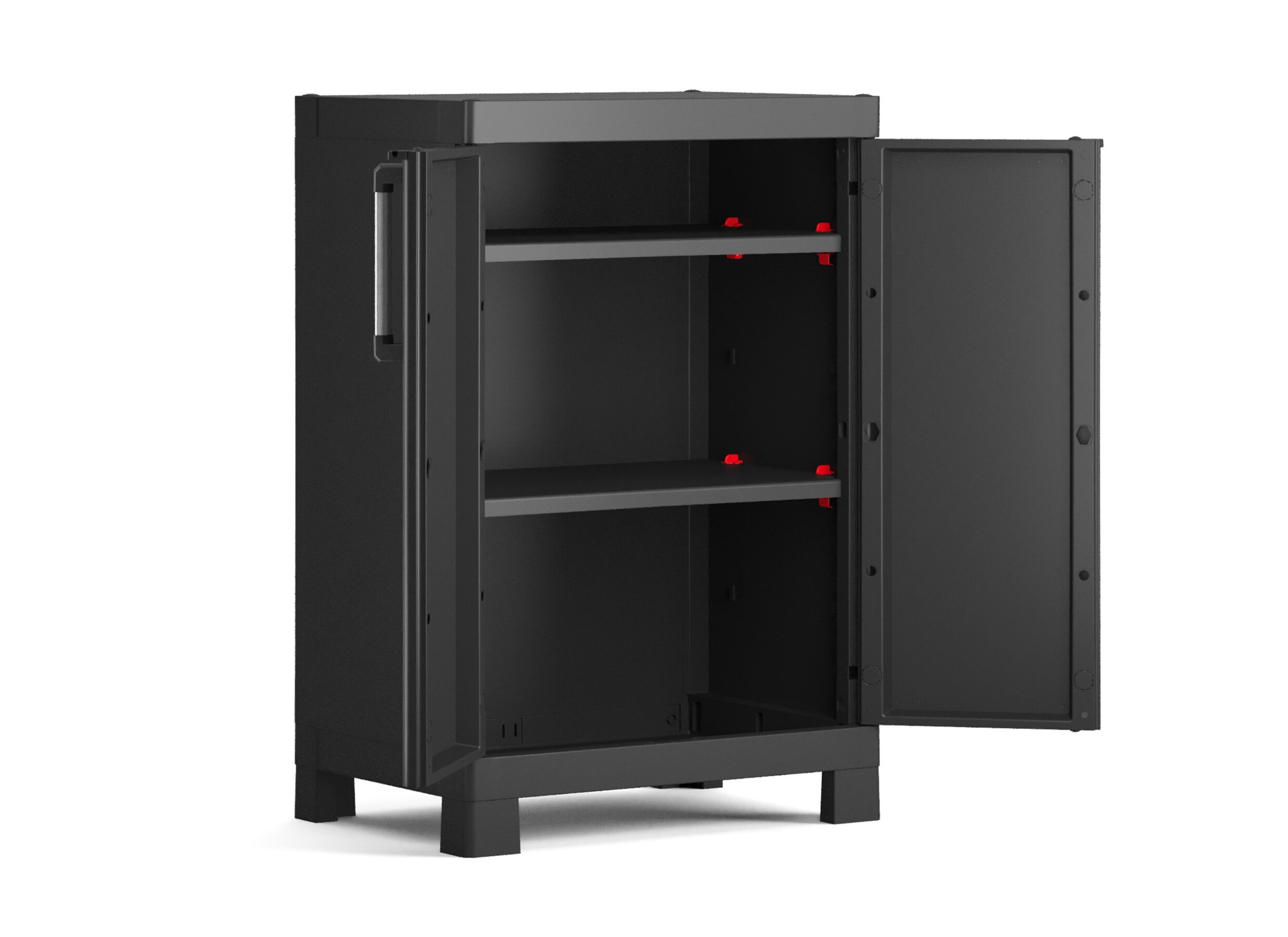 Armoire de rangement Detroit 65cm - polypropylène - noir