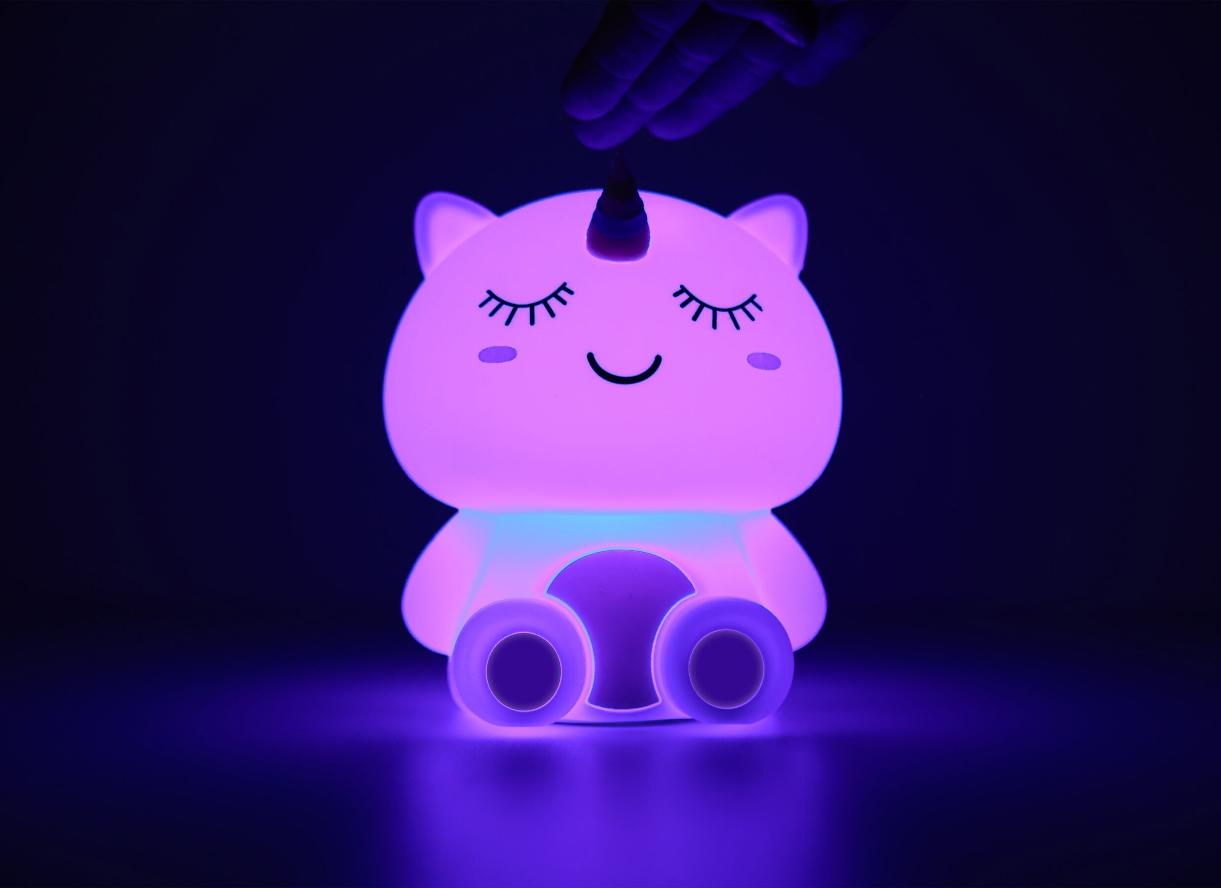 Sfeerfoto - Nachtlampje Silicone Unicorn