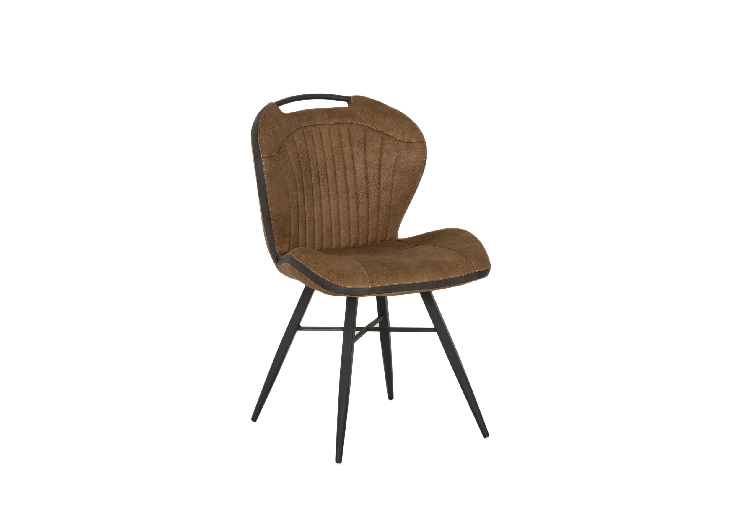 Stoel Mace 50,5x61x87cm - stof - zorro cognac