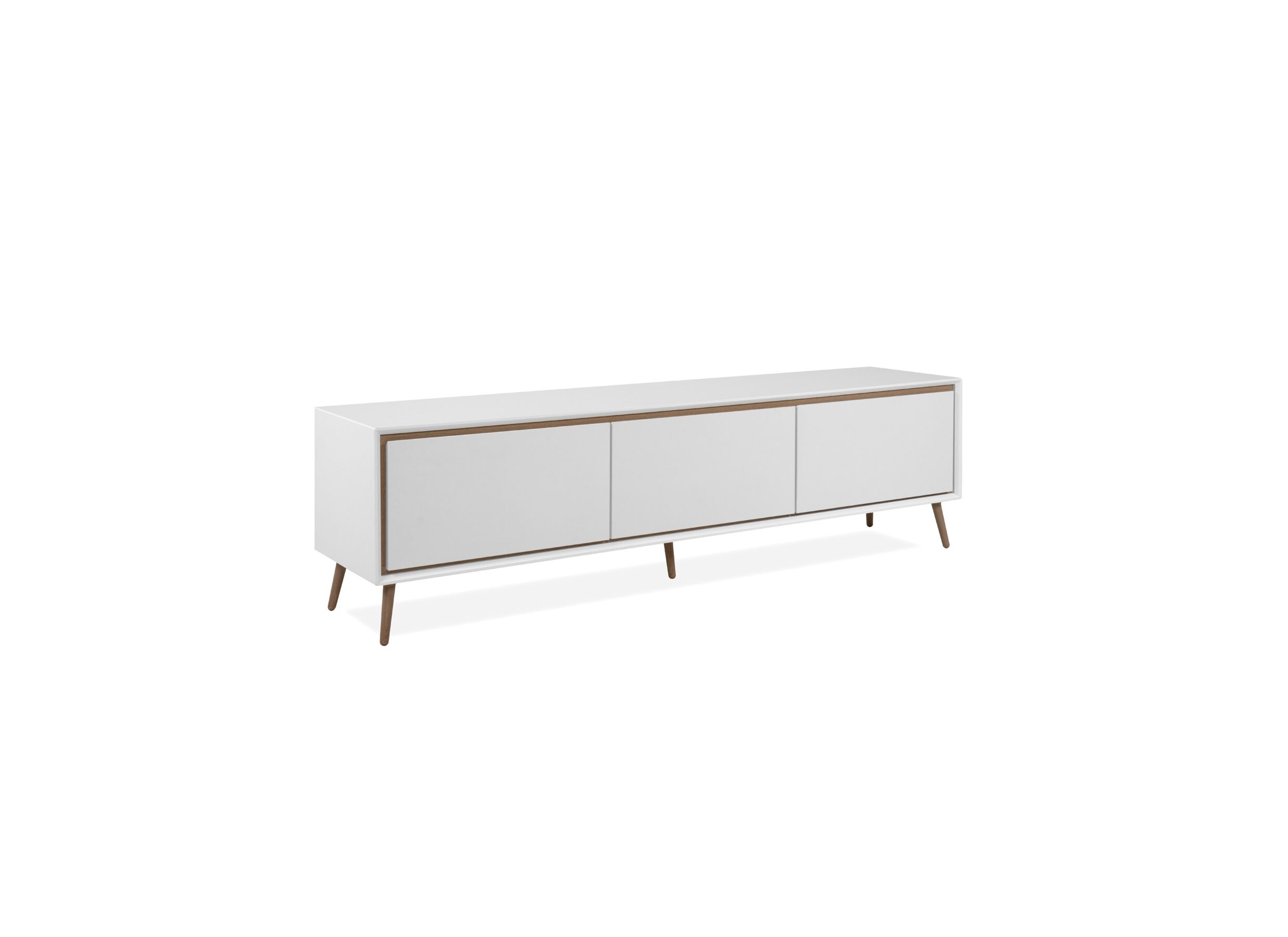 Plus Important - Meuble TV Arona 175cm - mélamine - blanc