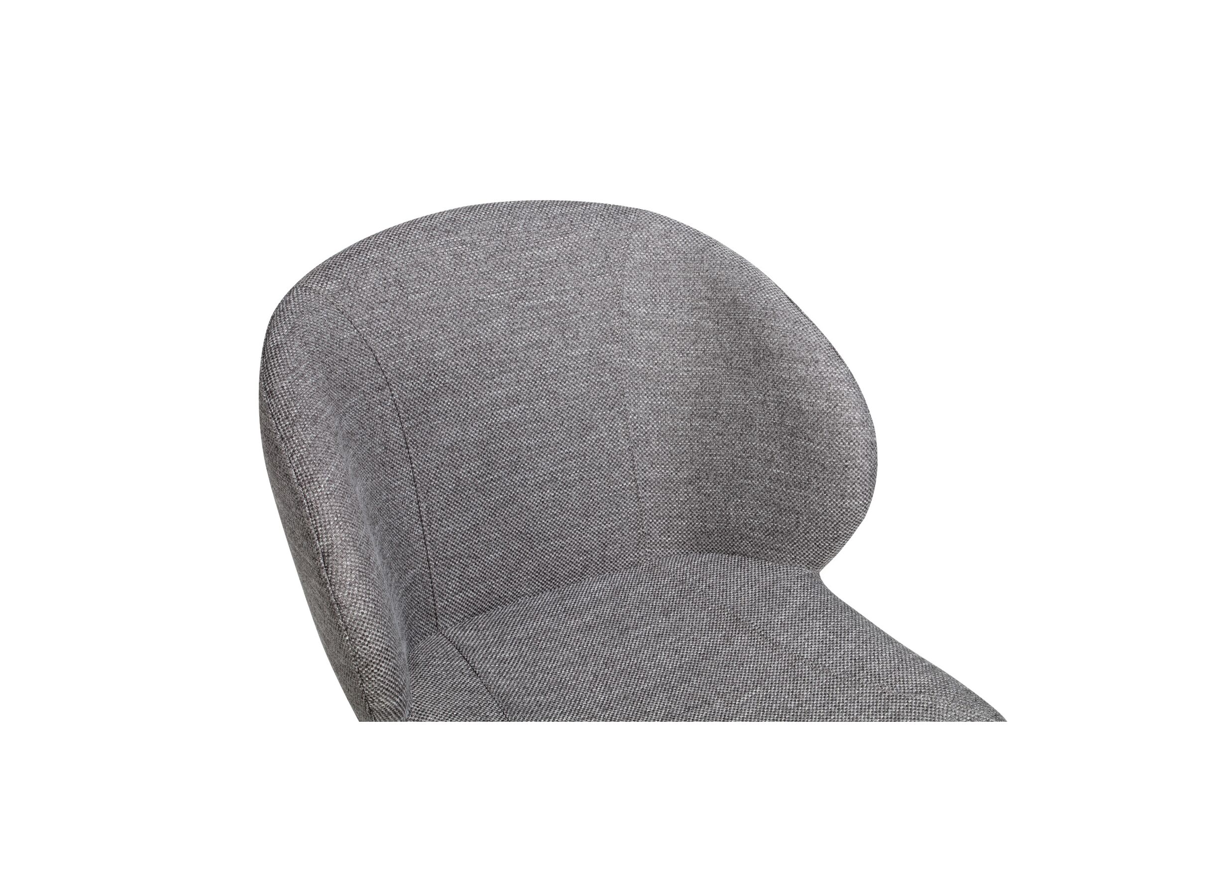 Detailfoto - Stoel Aguila 55x60x84cm - stof - grijs