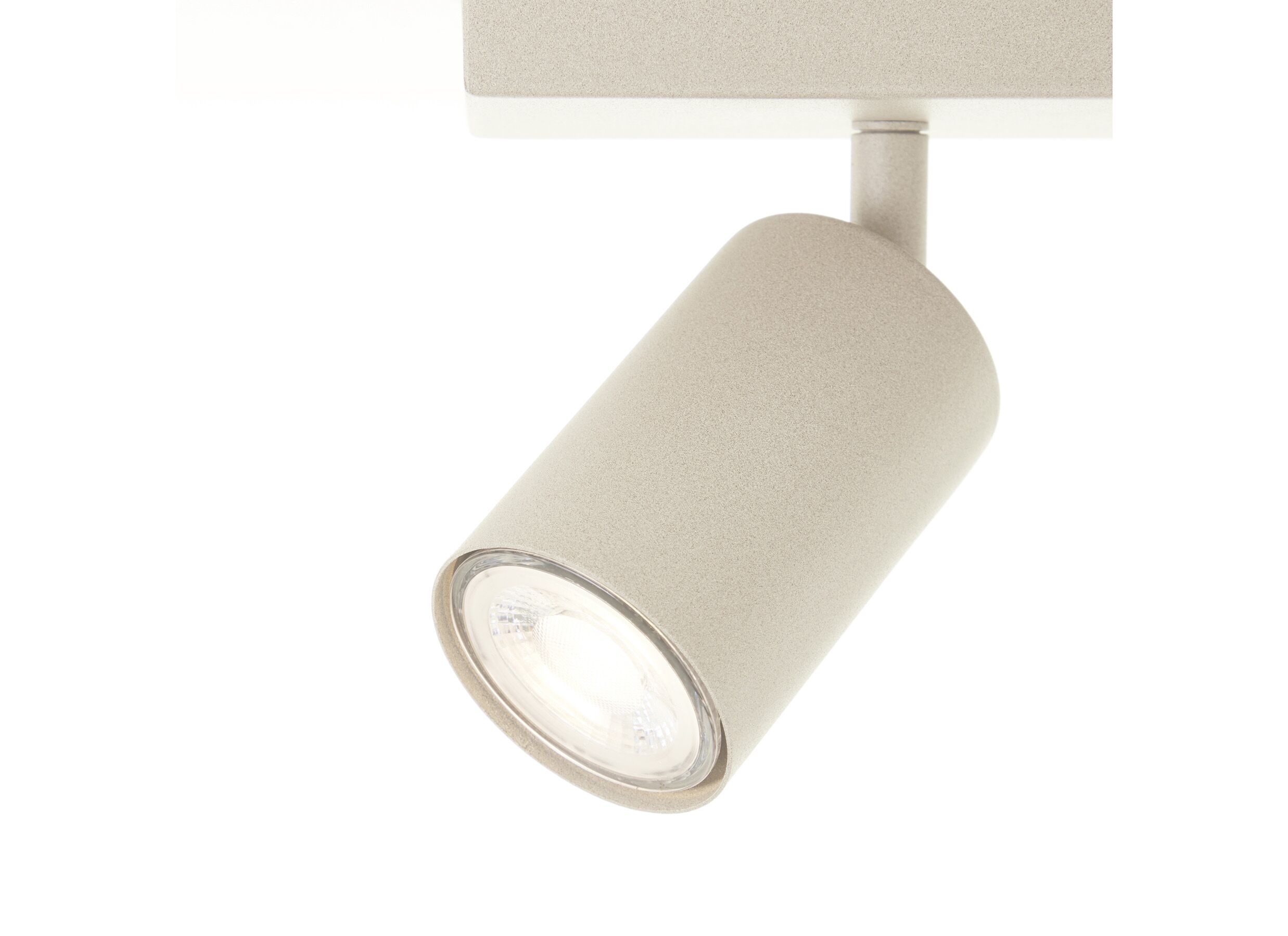Detailfoto - Opbouwspot Jello met 3 spots 5W GU10 champagne