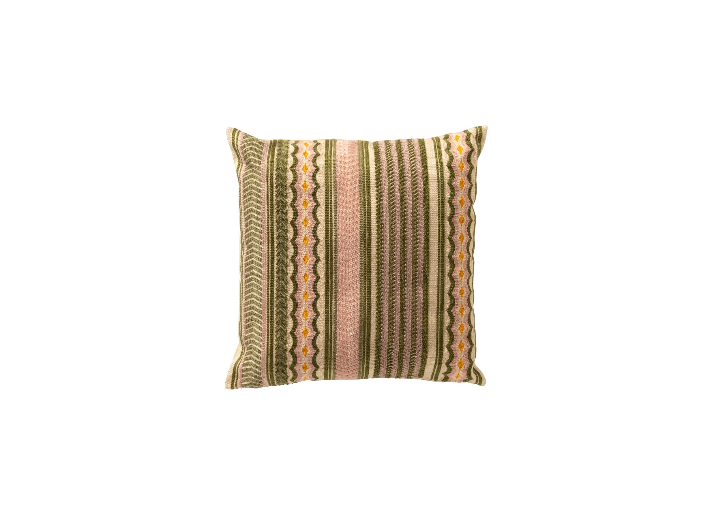Plus Important - Coussin Roshan 45x45cm - tissu - multicolore