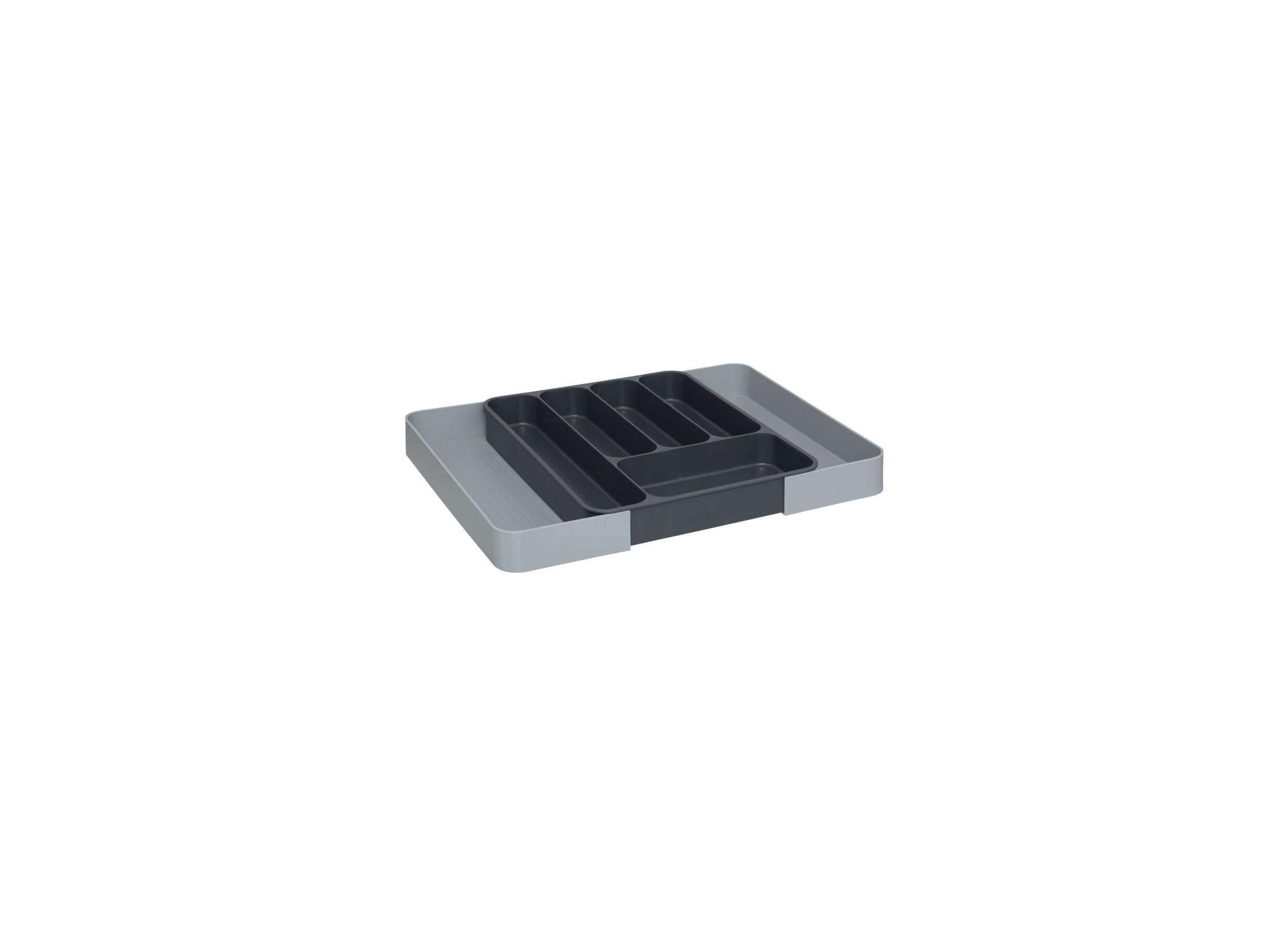 Aperçu - Range-couverts XL extensible 39,5x31cm - plastique - gris
