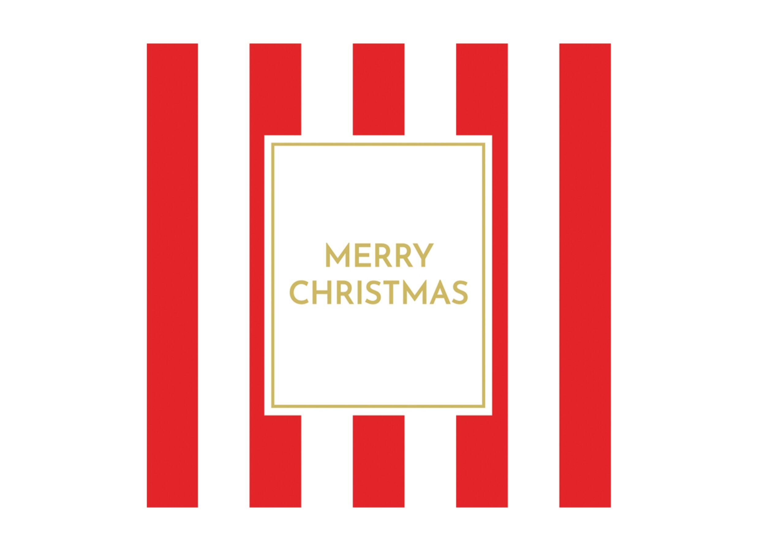 Hoofdfoto - Serviette Xmas Gold 33x33cm - papier - multicolor - 20 stuks
