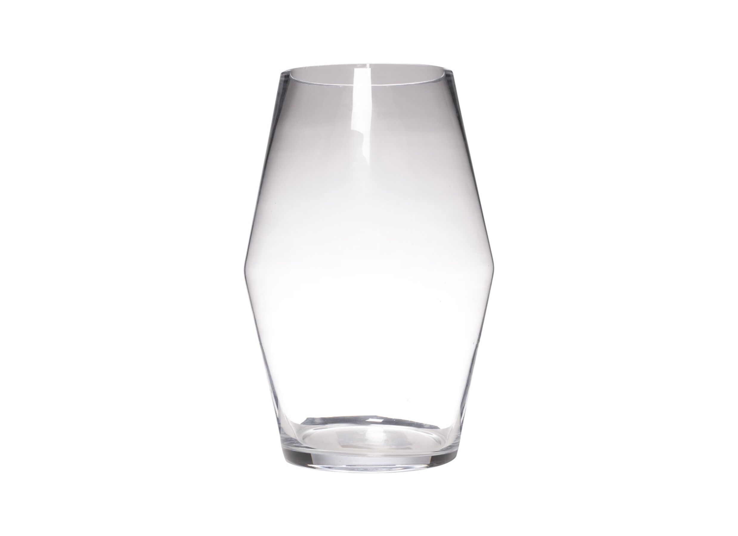 Vaas Vienna Ø16 - Vaas Vienna Ø16,3x25cm - glas - transparant