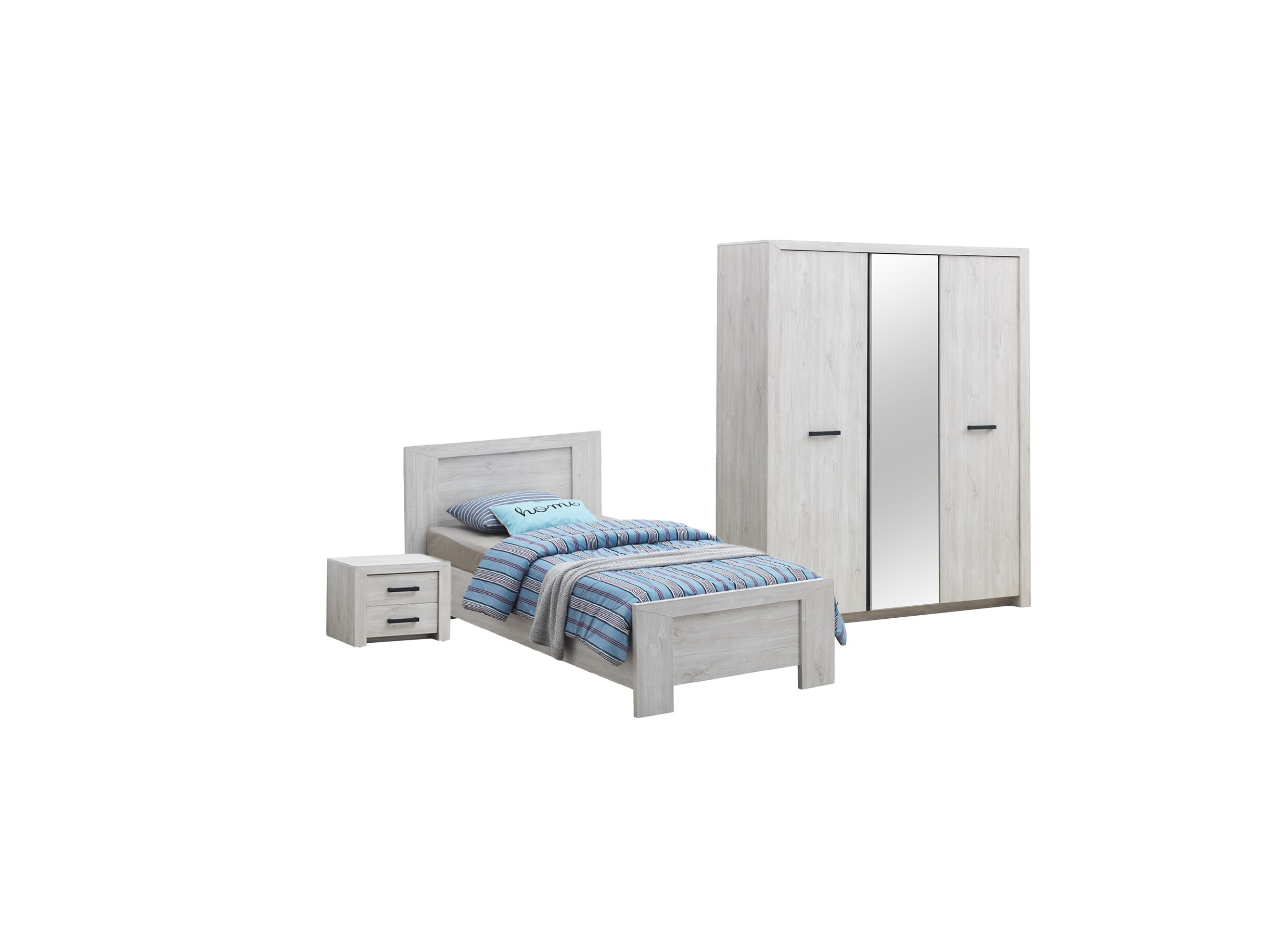 Chambre enfant Elvis avec armoire 3 portes - Chambre enfant Elvis avec armoire 3 portes