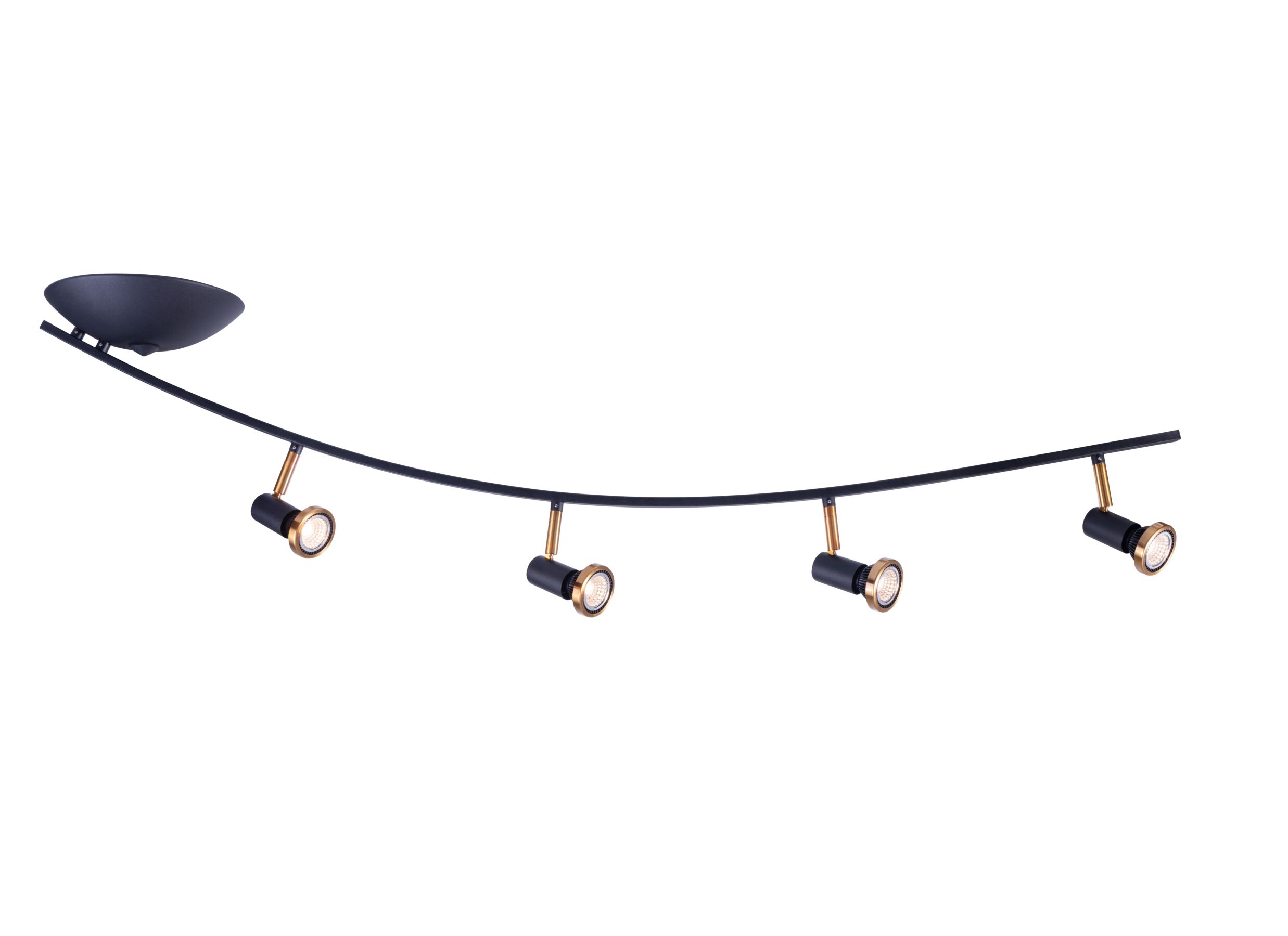 Spot LED avec 4 spots 5W GU10 - Spot LED avec 4 spots 5W GU10