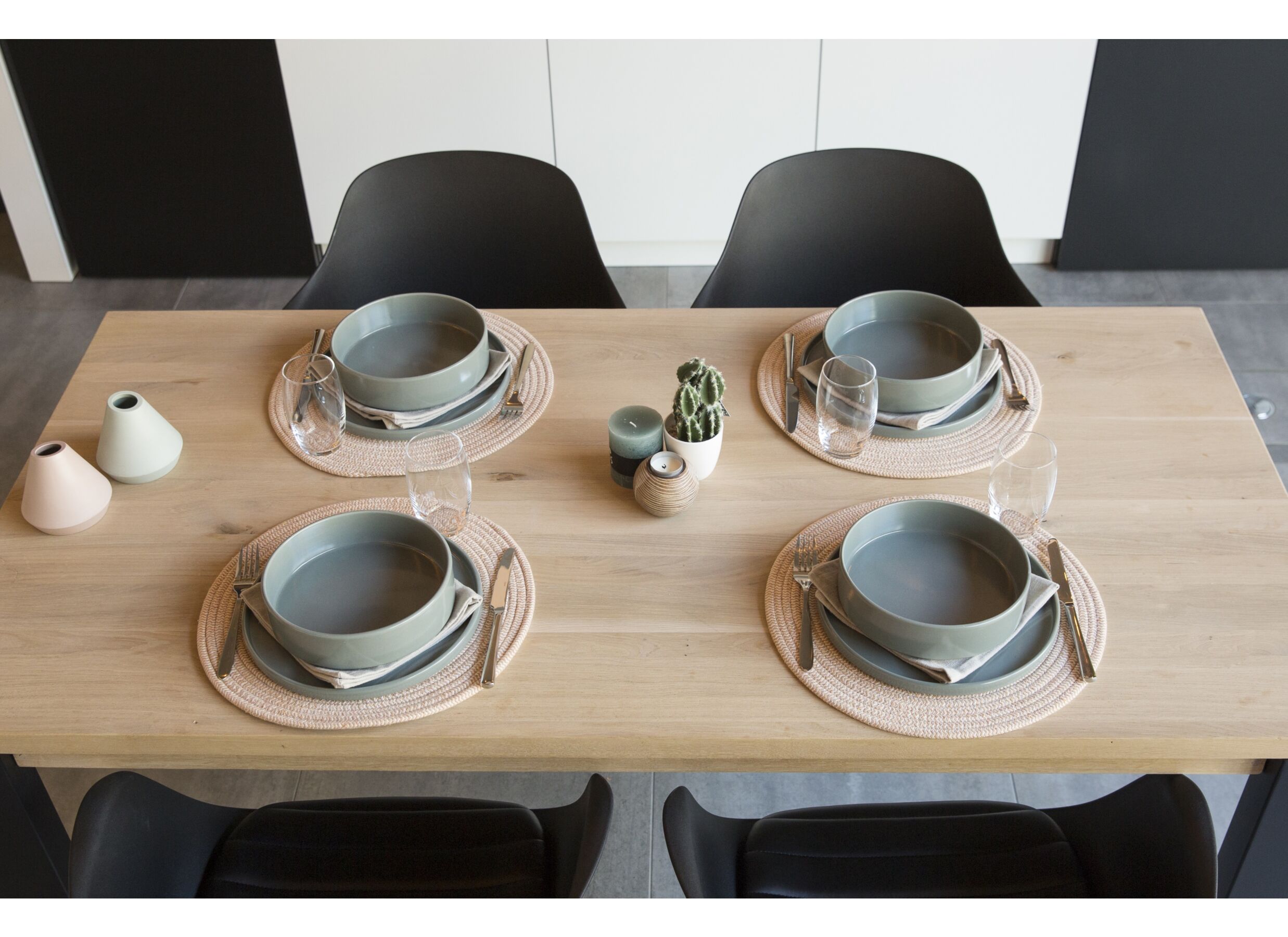 Table Palacio 160x80cm - chêne massif - naturel
