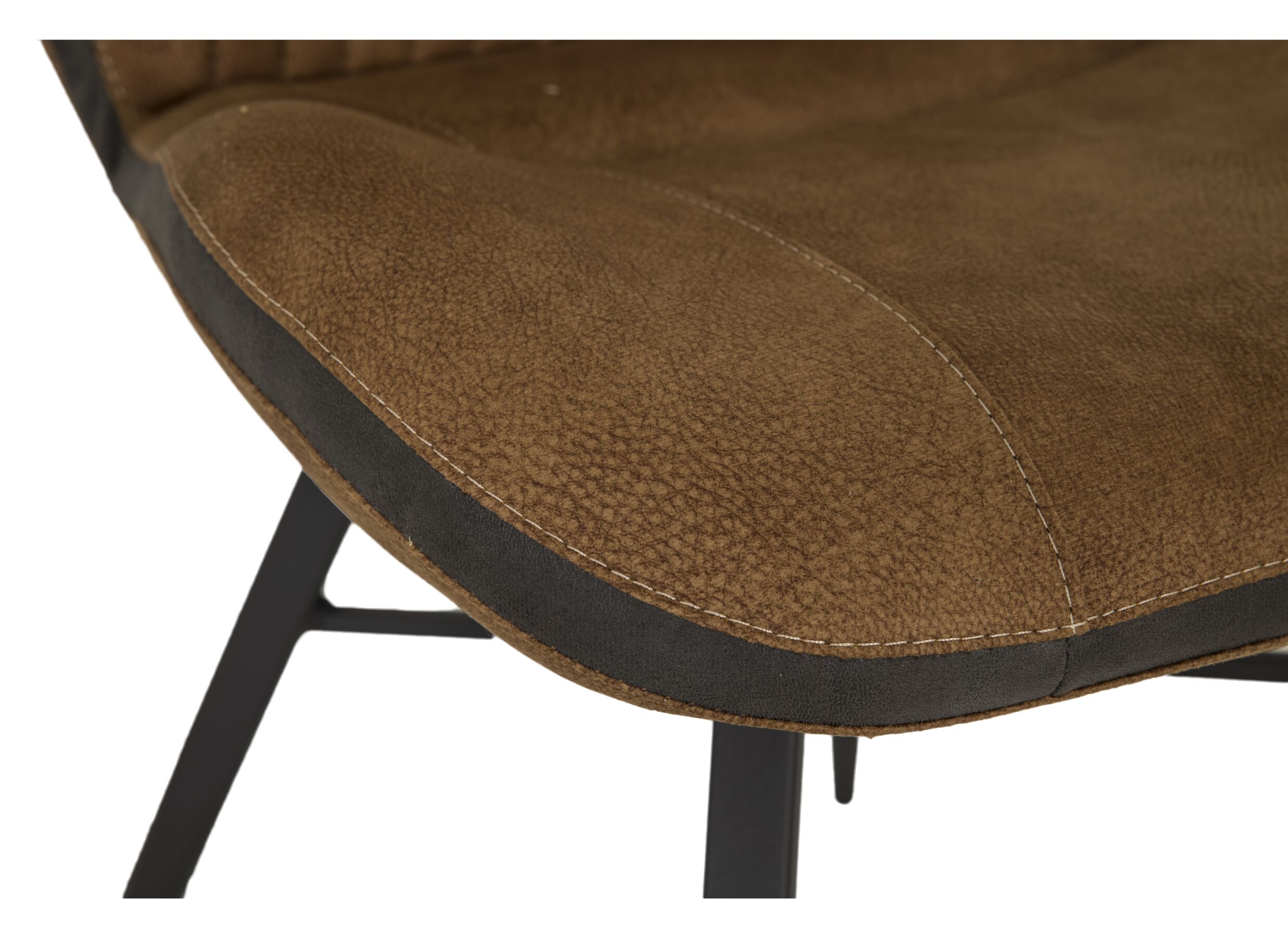 Stoel Mace 50,5x61x87cm - stof - zorro cognac