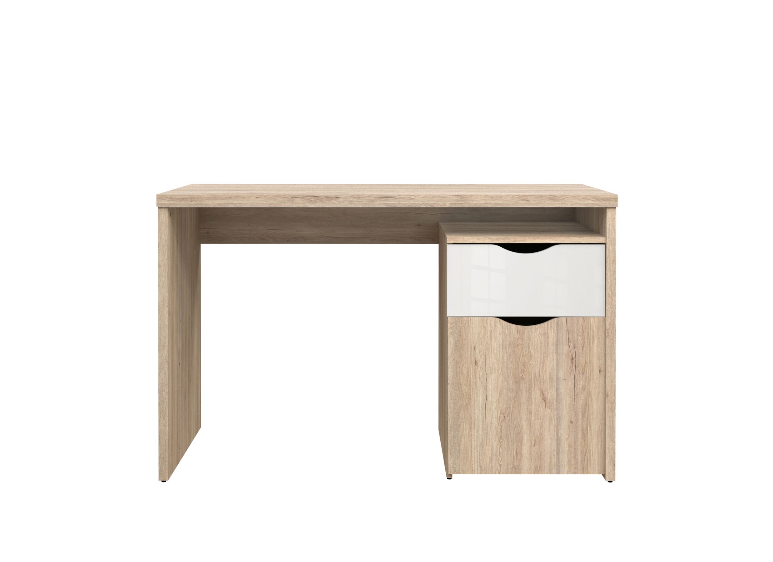 Bureau Tempo 120x55cm - décor - marron & blanc