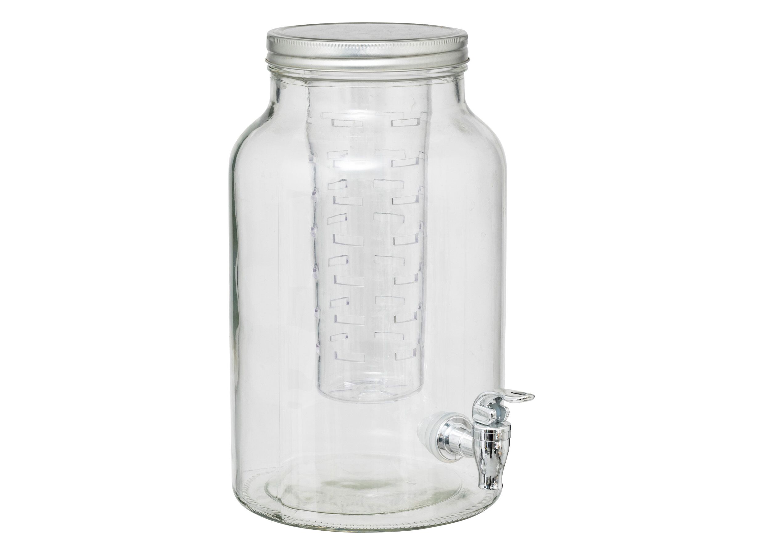 Drankdispenser Fuzy 6L - glas - transparant - Drankdispenser Fuzy 6L - glas - transparant