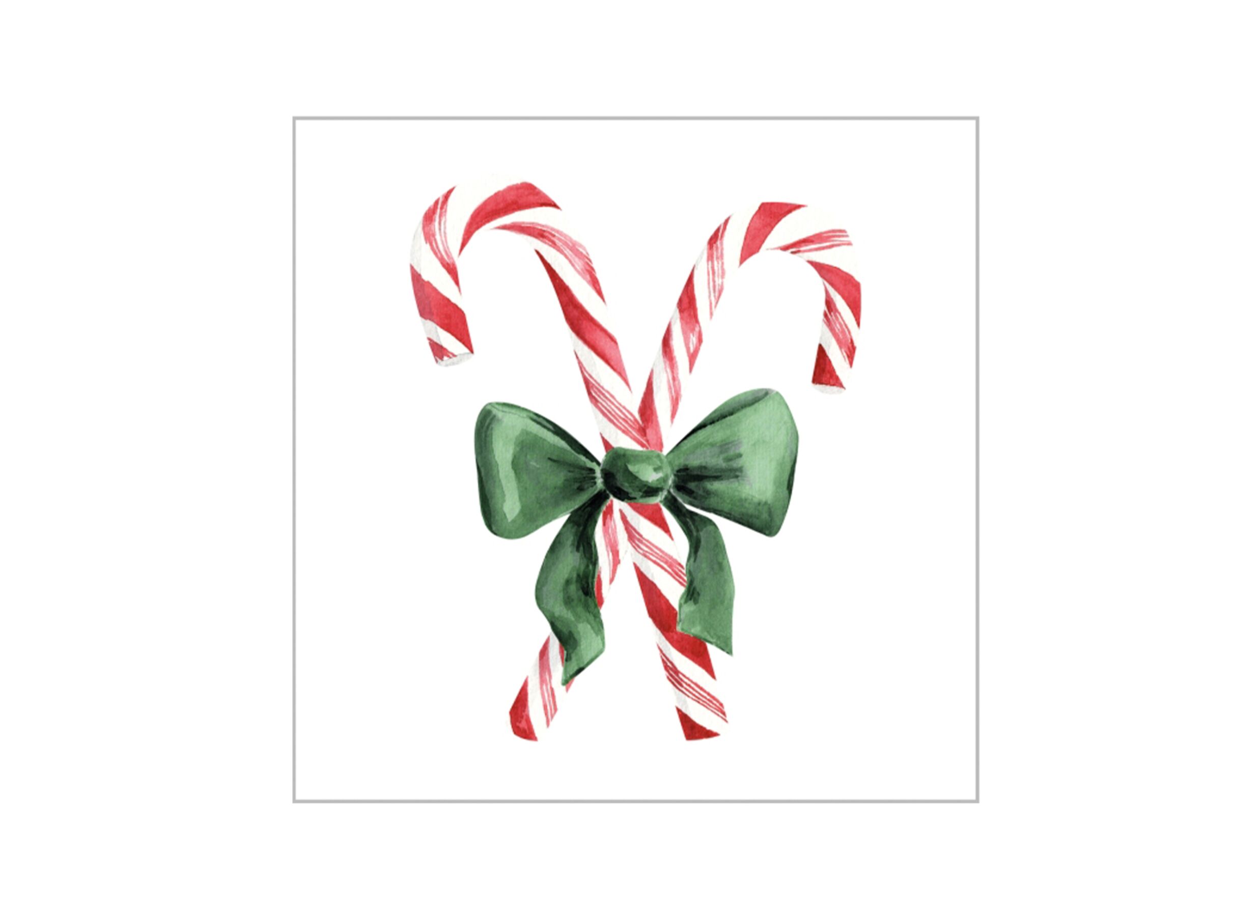 Serviette Xmas Sweets 33x33cm - papier - multicolor - 20 stuks - Serviette Xmas Sweets 33x33cm - papier - multicolor - 20 stuks