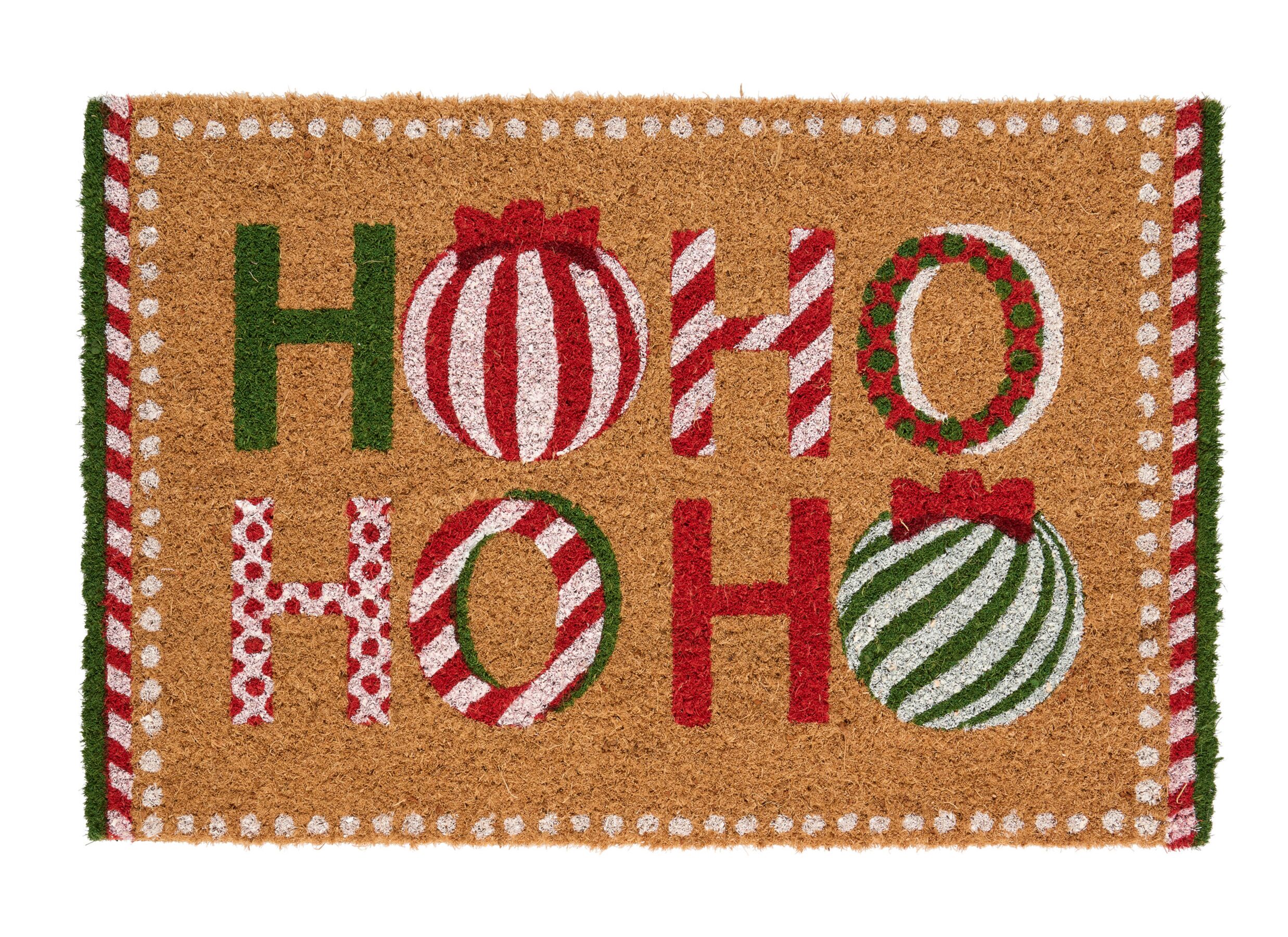 Plus Important - Paillasson Hohoho 40x60cm - noix de coco - multicolor
