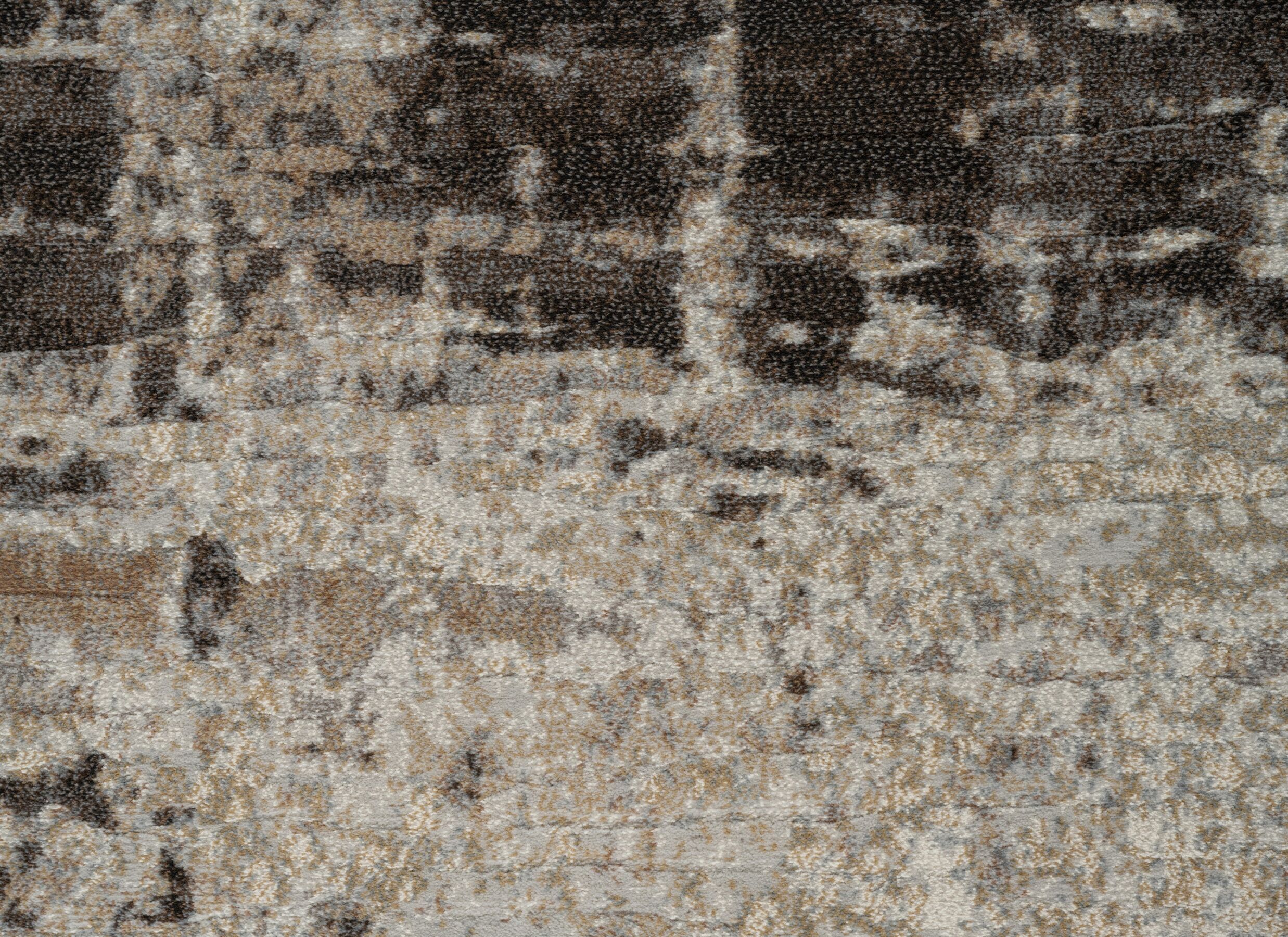 Detailfoto - Tapijt Aspero 240x330cm - polyester - beige & bruin