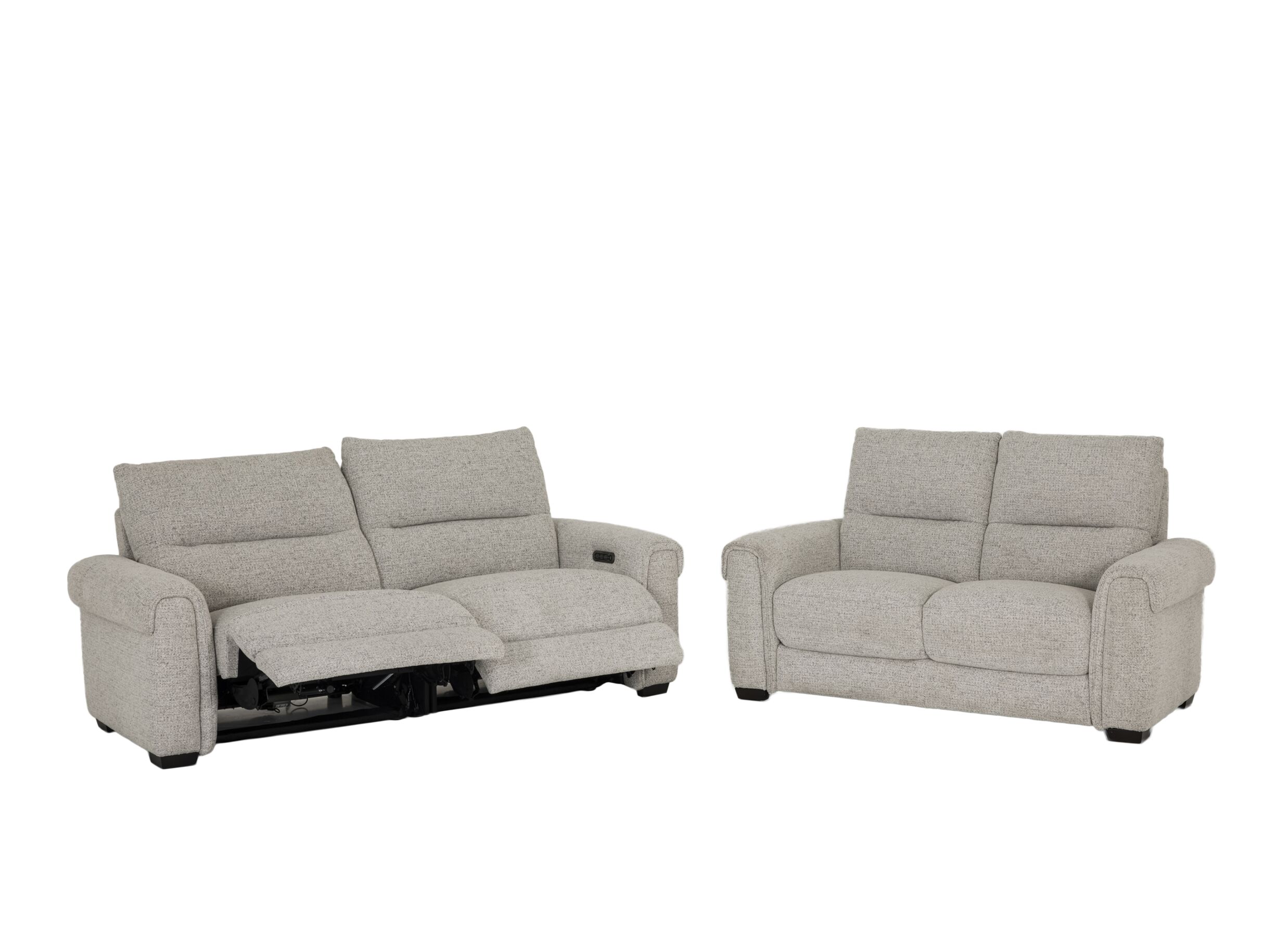 Overzichtsfoto - Zetel Hana 2,5+2-zit - stof - oyster met relax
