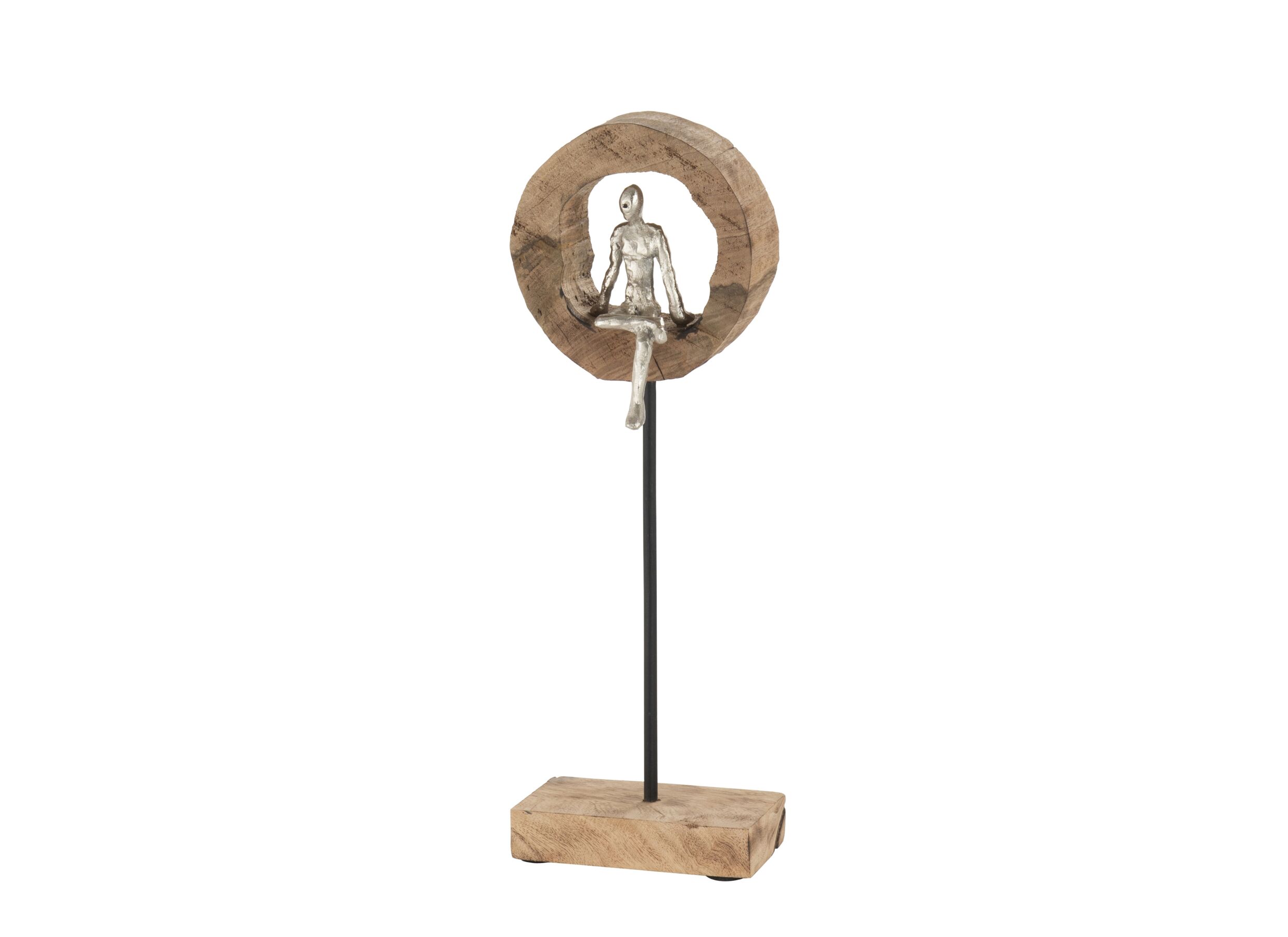 Figuur Denker op een ring H48cm - Figuur Denker op een ring H48cm
