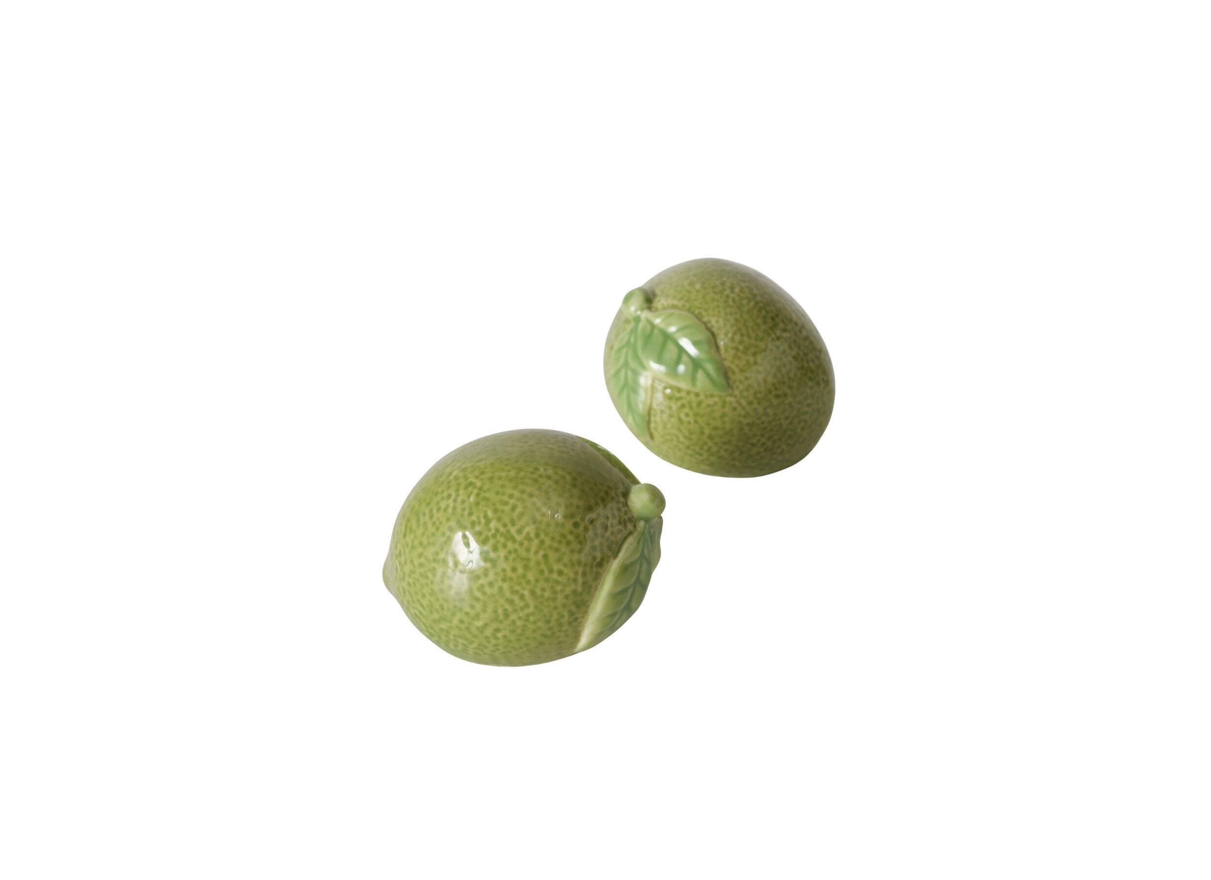 Plus Important - Statuette Citron Vert H5,5cm - céramique - vert