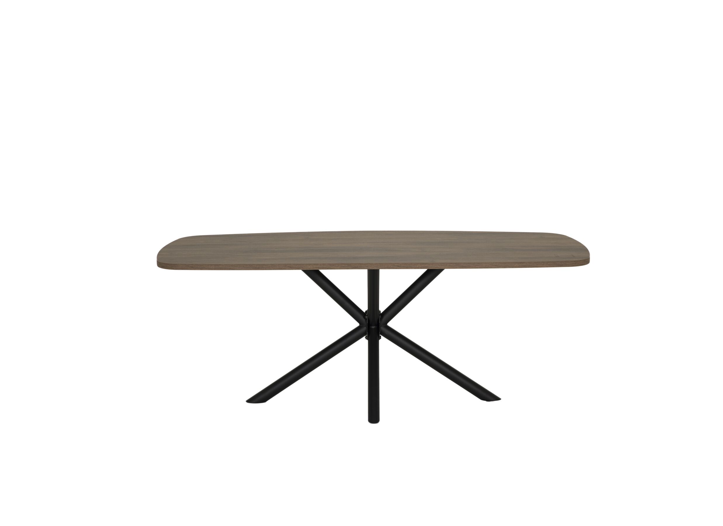 Aperçu - Table 183x100cm - mélamine - brushed walnut nature