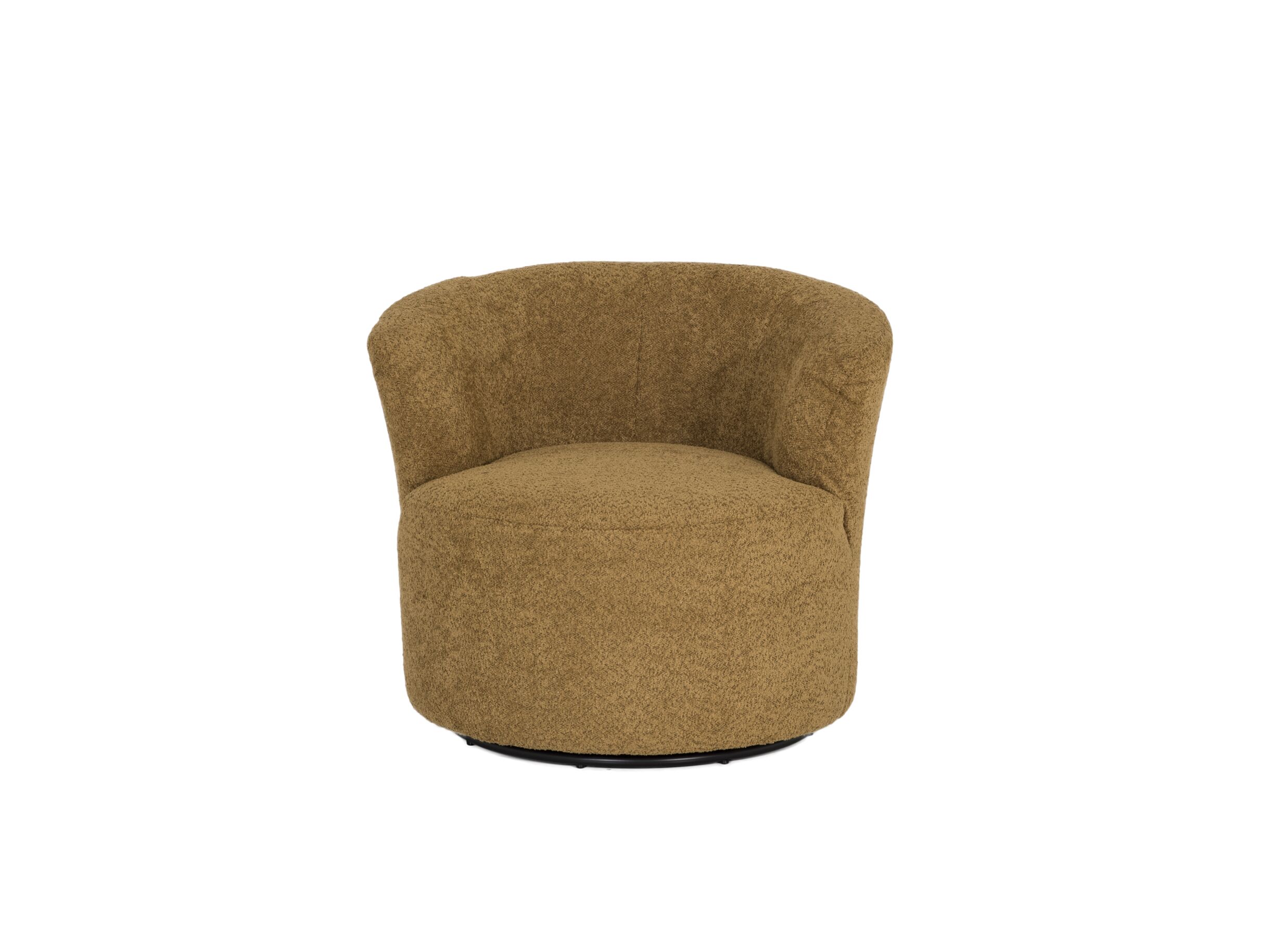 Aperçu - Fauteuil pivotant Vasto 83x80x71cm - tissu - ore