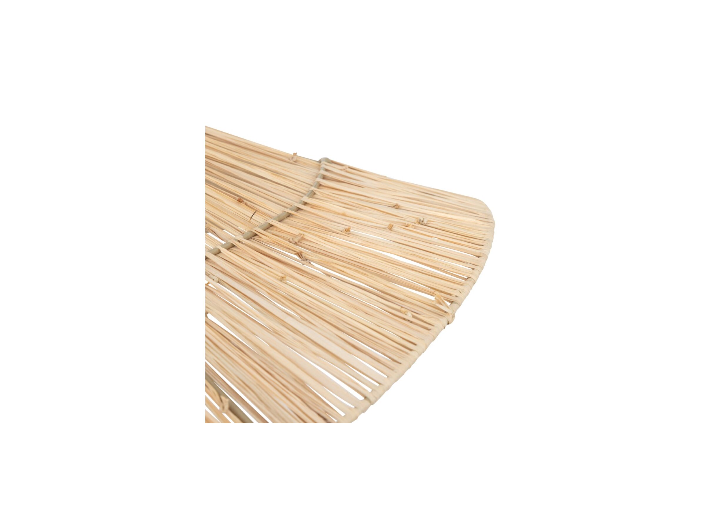Detail - Suspension Orane Ø78cm - raffia - beige
